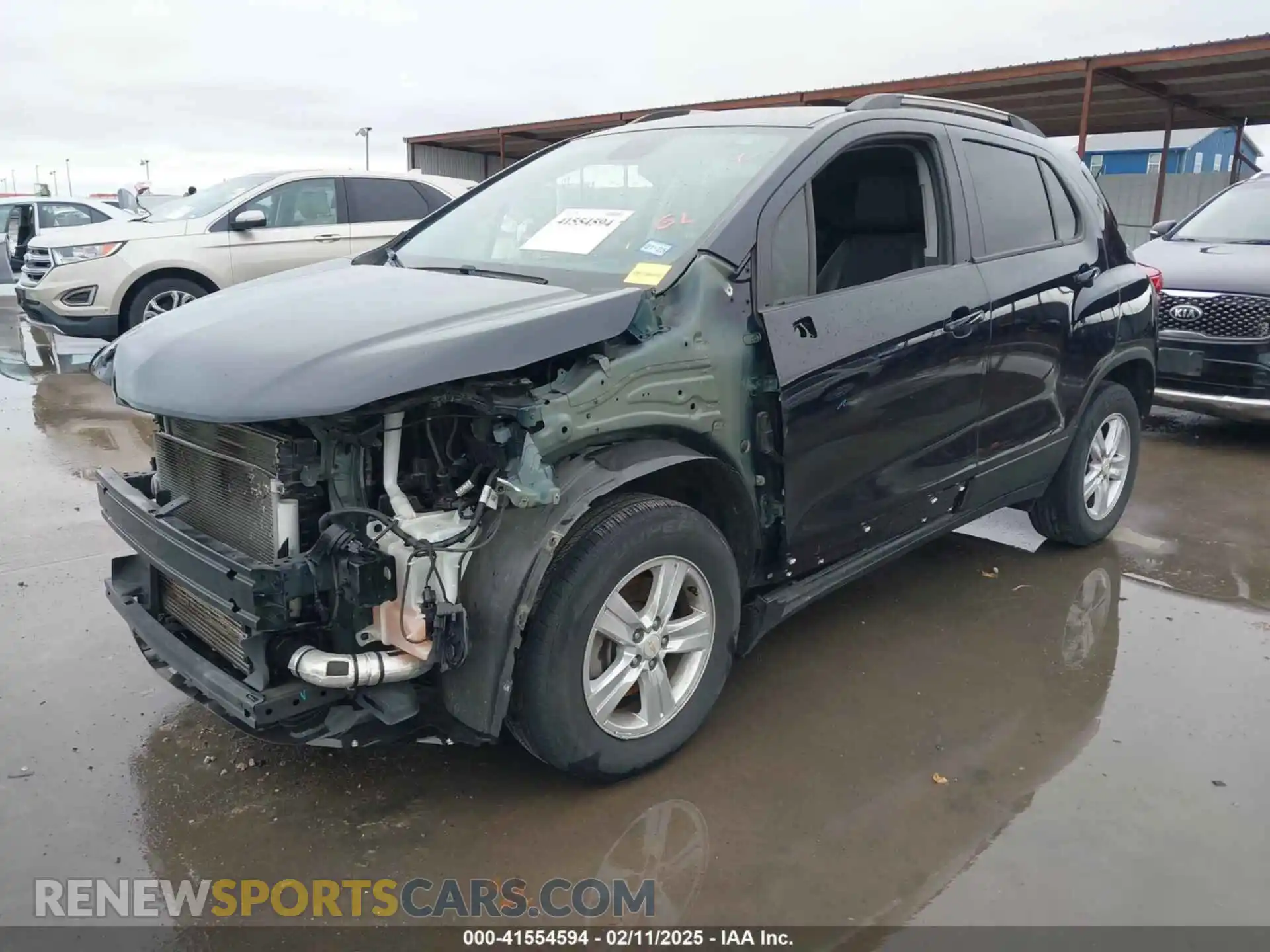 2 Photograph of a damaged car KL7CJPSMXMB366199 CHEVROLET TRAX 2021