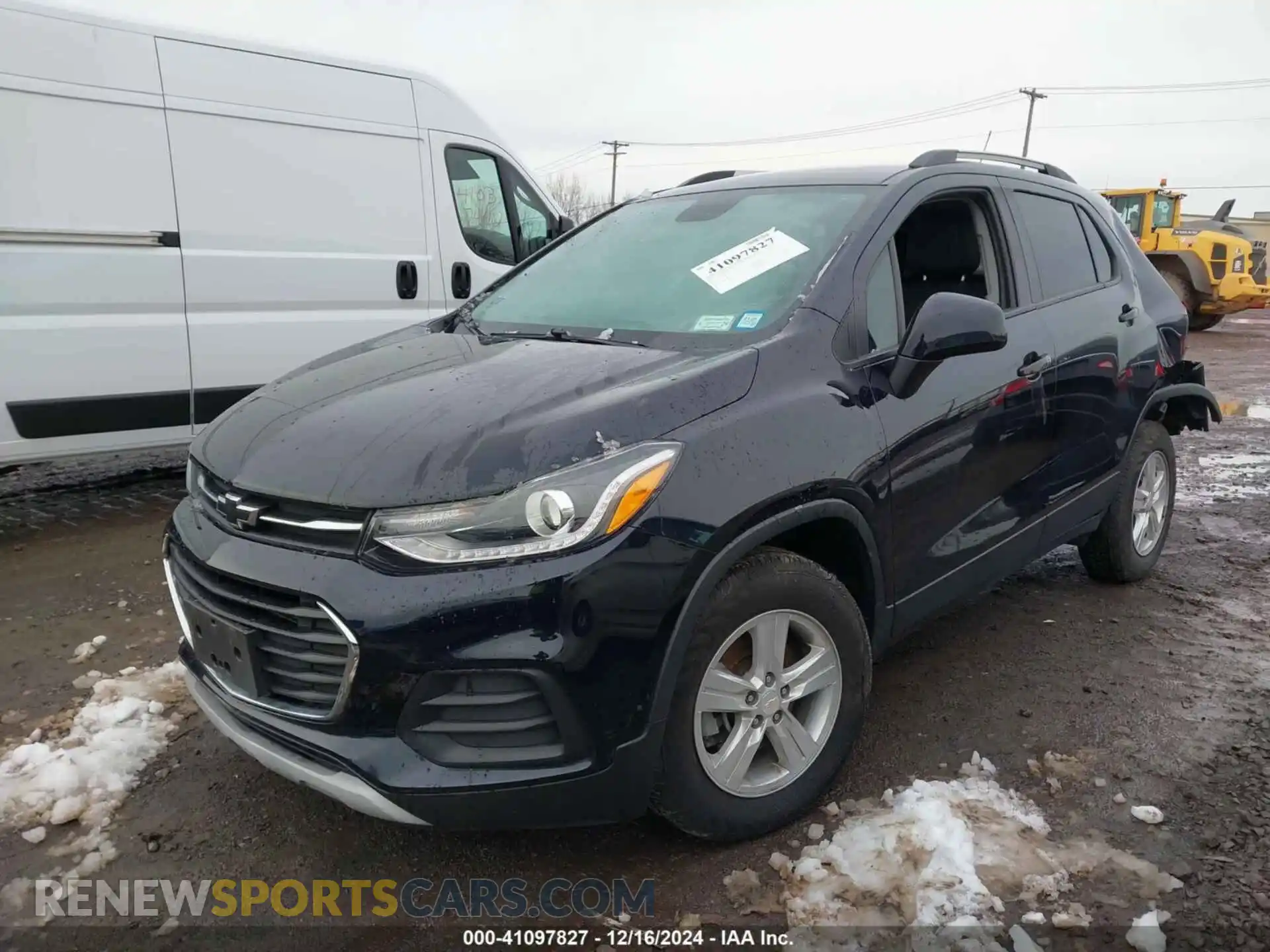 2 Photograph of a damaged car KL7CJPSMXMB366784 CHEVROLET TRAX 2021