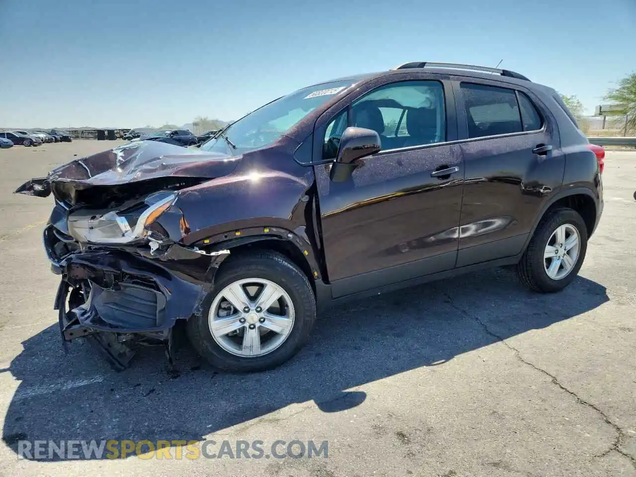 1 fotografías del automóvil dañado KL7CJPSMXMB371600 CHEVROLET TRAX 2021