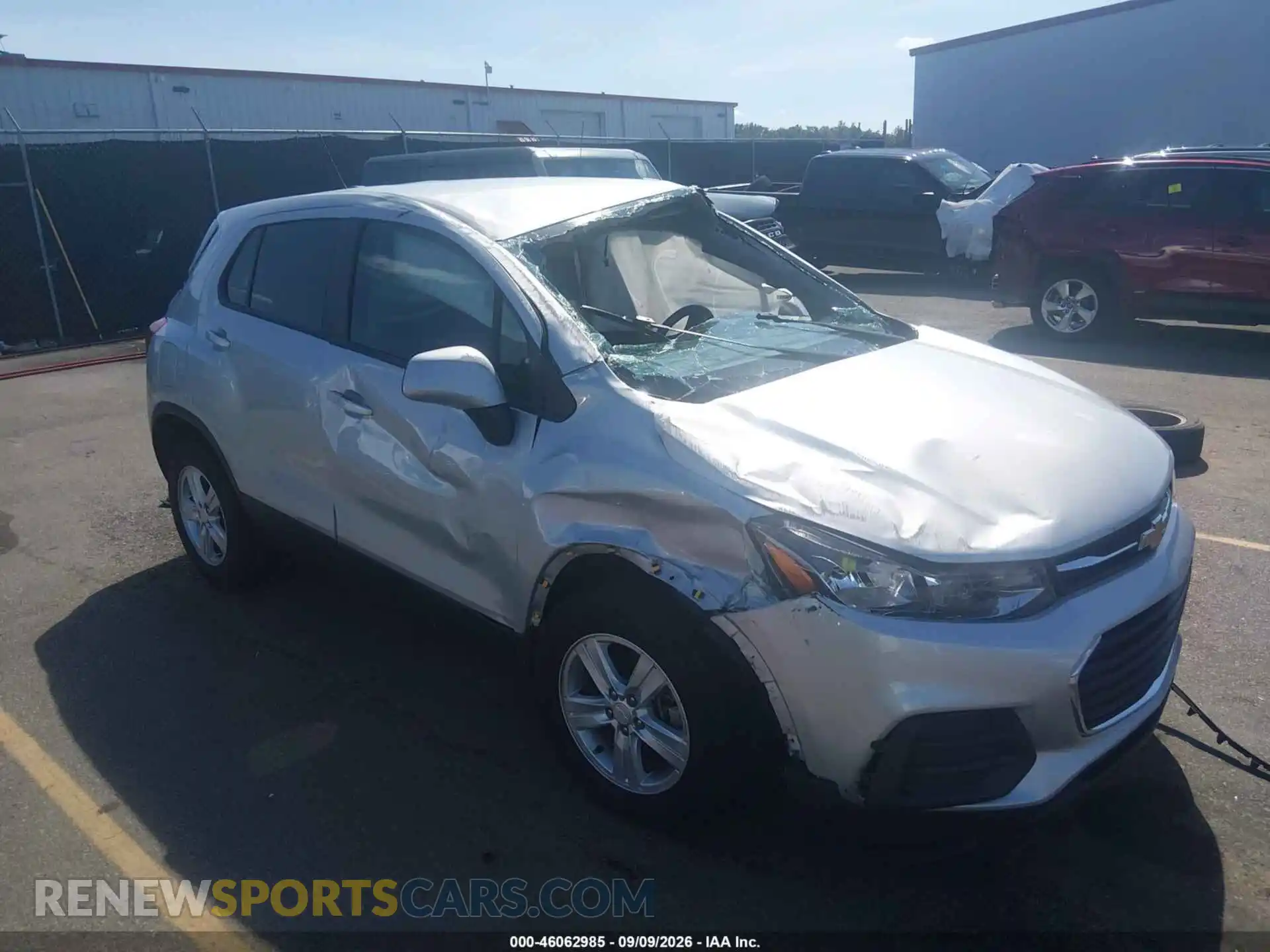 1 Photograph of a damaged car KL7CJKSM8NB523359 CHEVROLET TRAX 2022