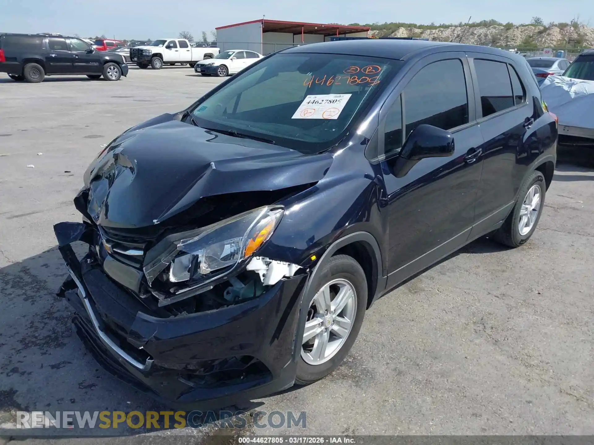 2 Photograph of a damaged car KL7CJKSM9NB544270 CHEVROLET TRAX 2022
