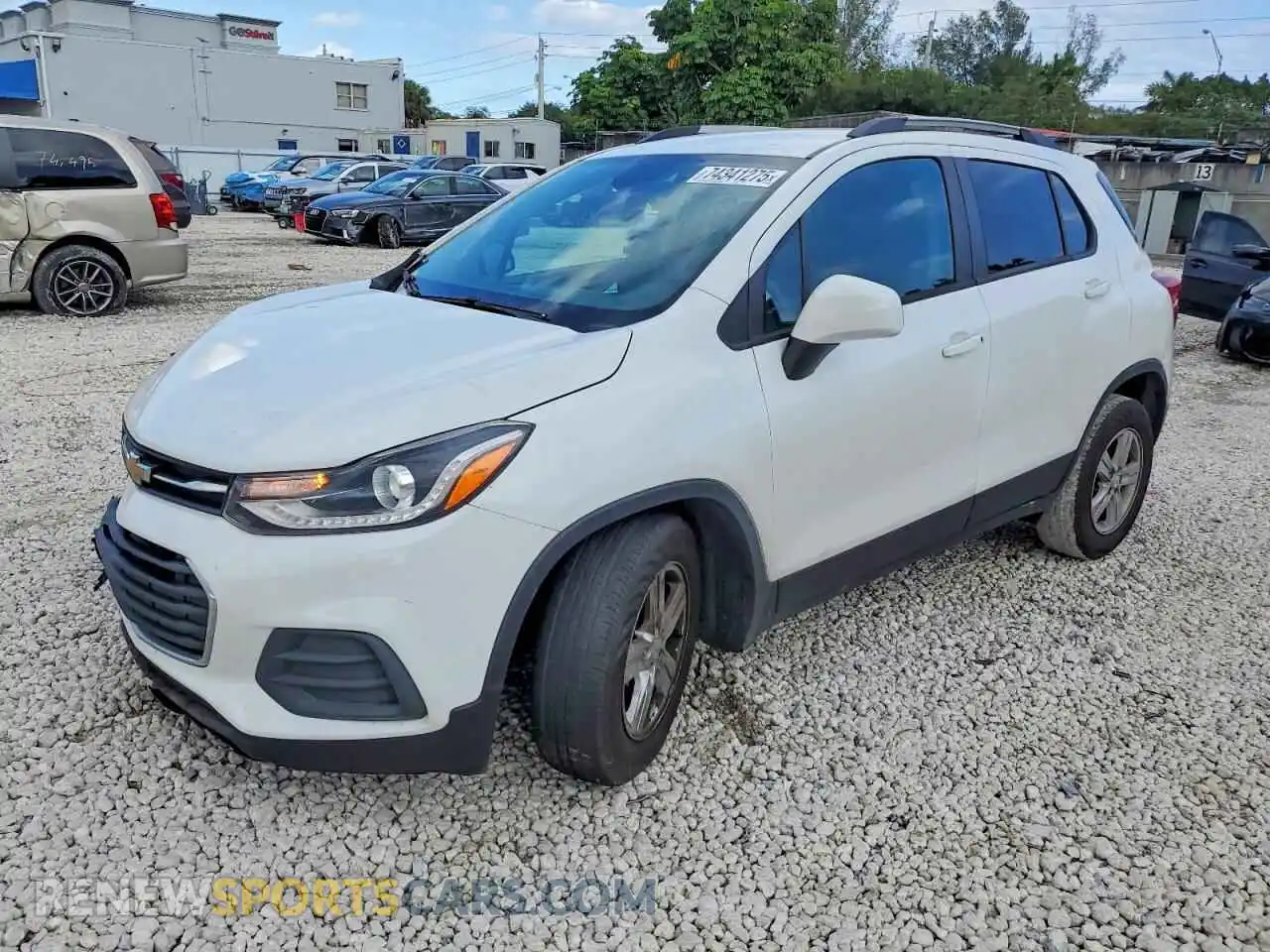 1 Photograph of a damaged car KL7CJLSM0NB508683 CHEVROLET TRAX 2022