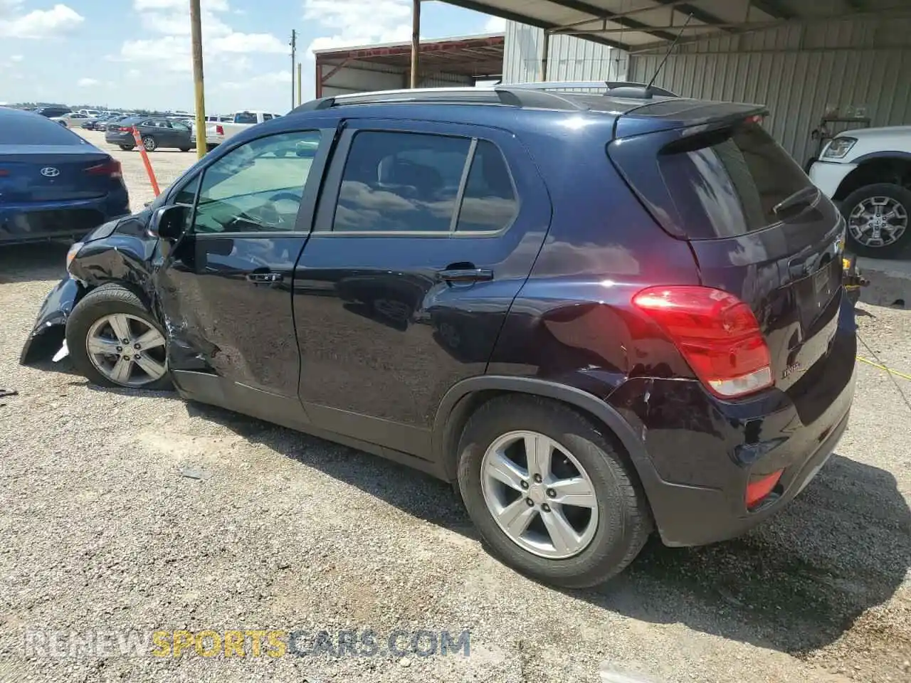 2 Photograph of a damaged car KL7CJLSM0NB546706 CHEVROLET TRAX 2022