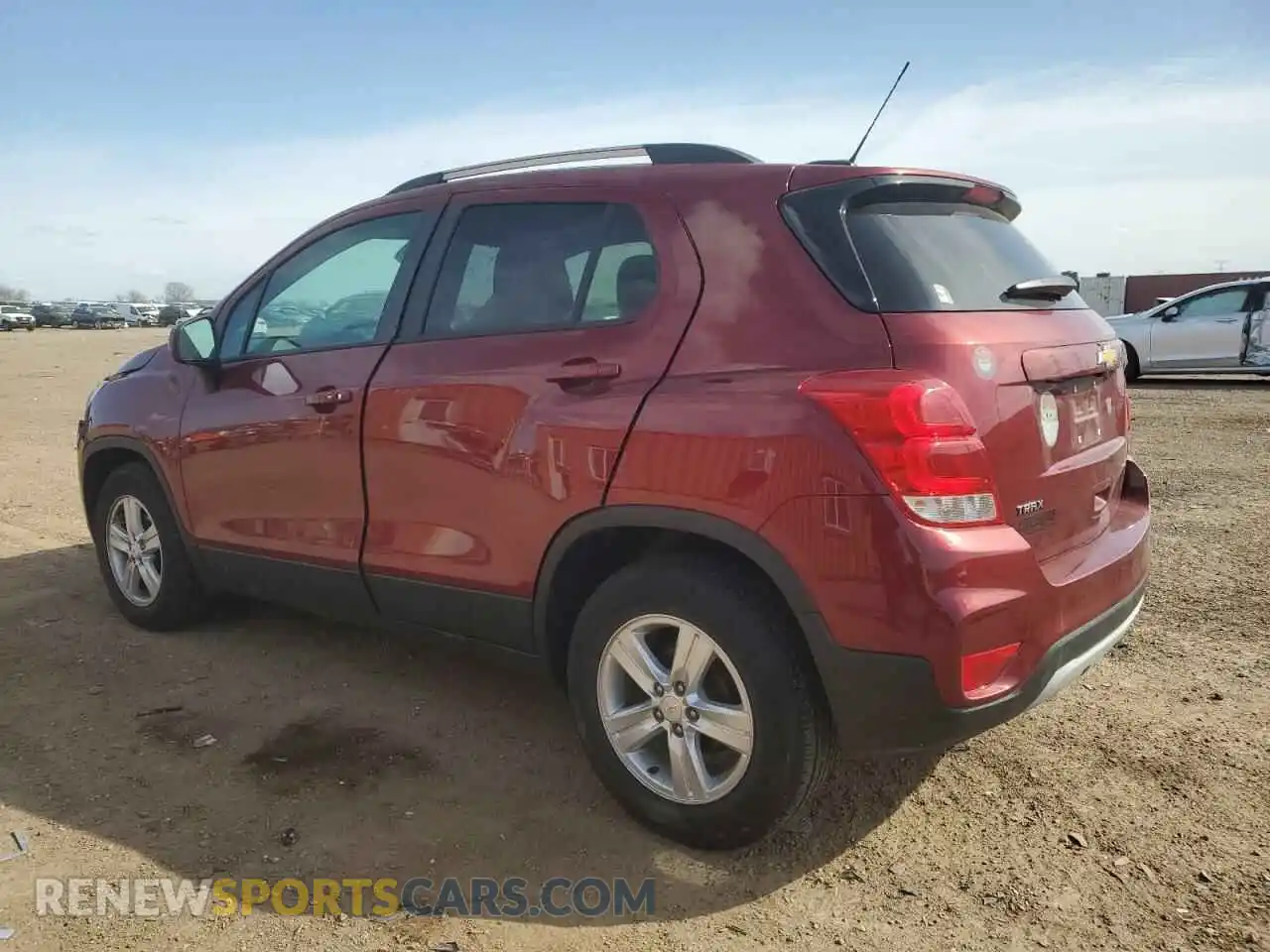 2 Photograph of a damaged car KL7CJLSM1NB546360 CHEVROLET TRAX 2022