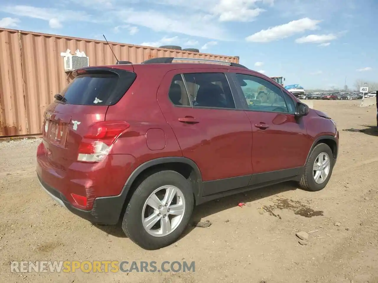 3 Photograph of a damaged car KL7CJLSM1NB546360 CHEVROLET TRAX 2022