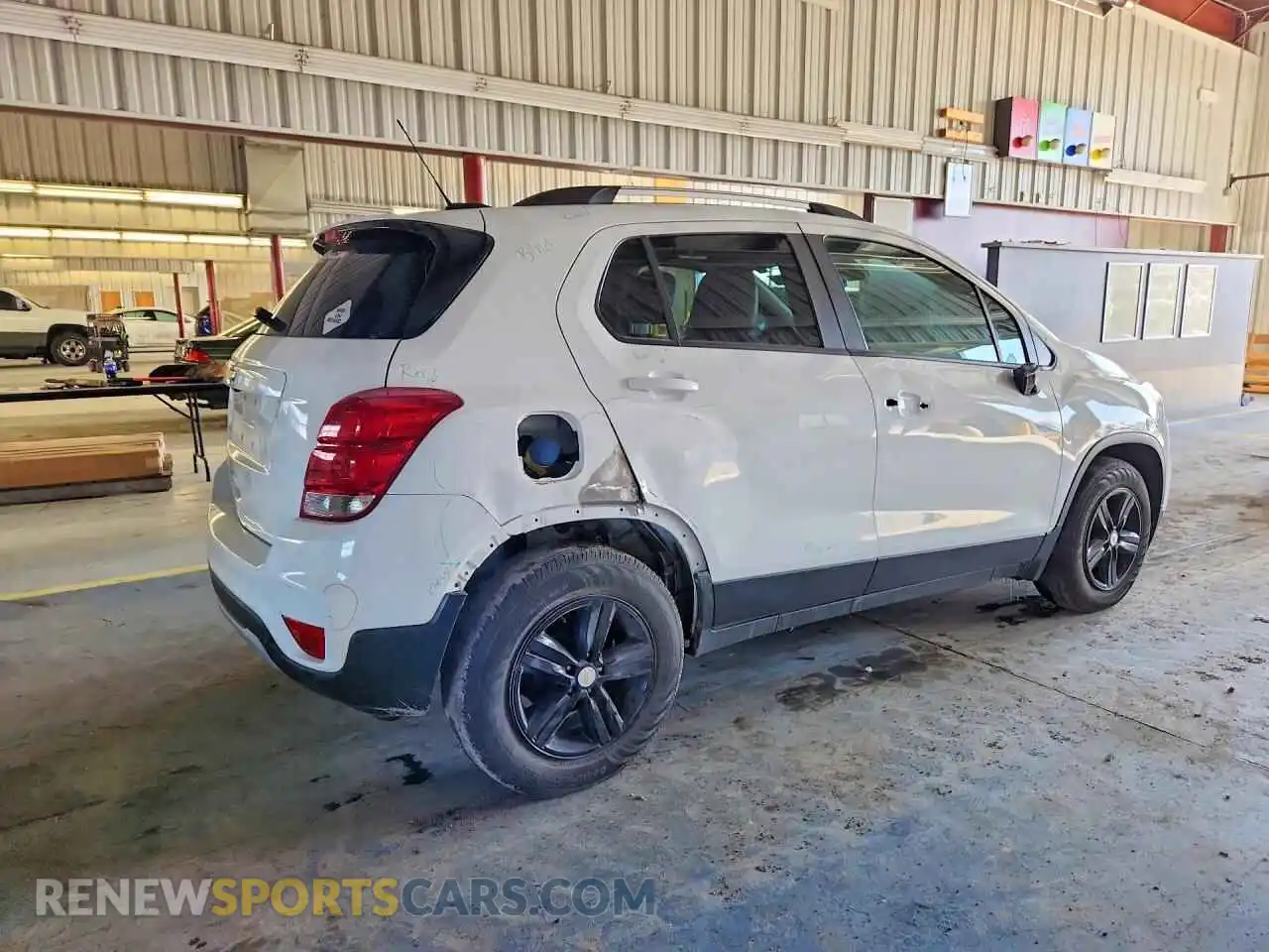 3 fotografías del automóvil dañado KL7CJLSM2NB543905 CHEVROLET TRAX 2022