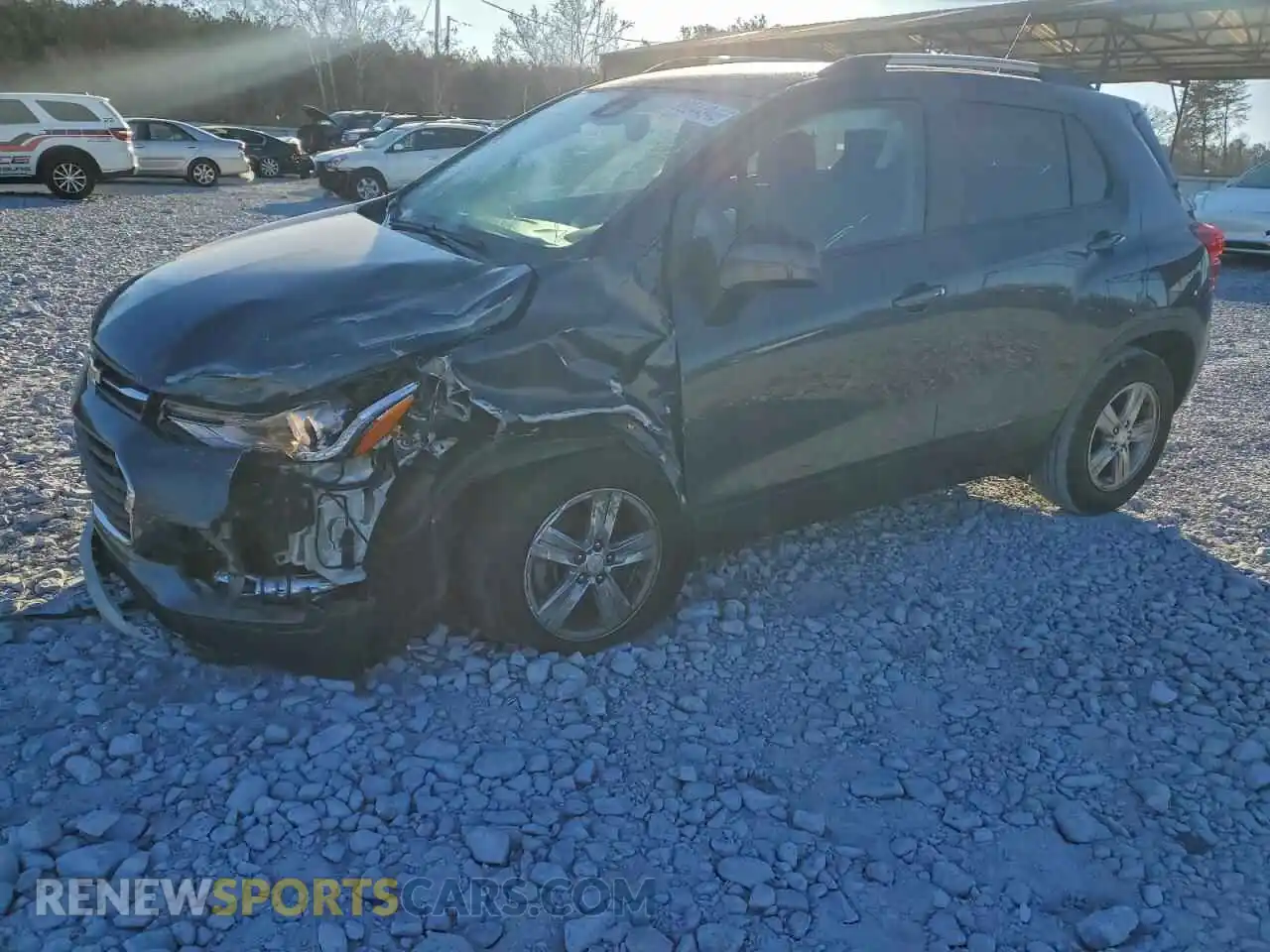 1 Photograph of a damaged car KL7CJLSM7NB559176 CHEVROLET TRAX 2022