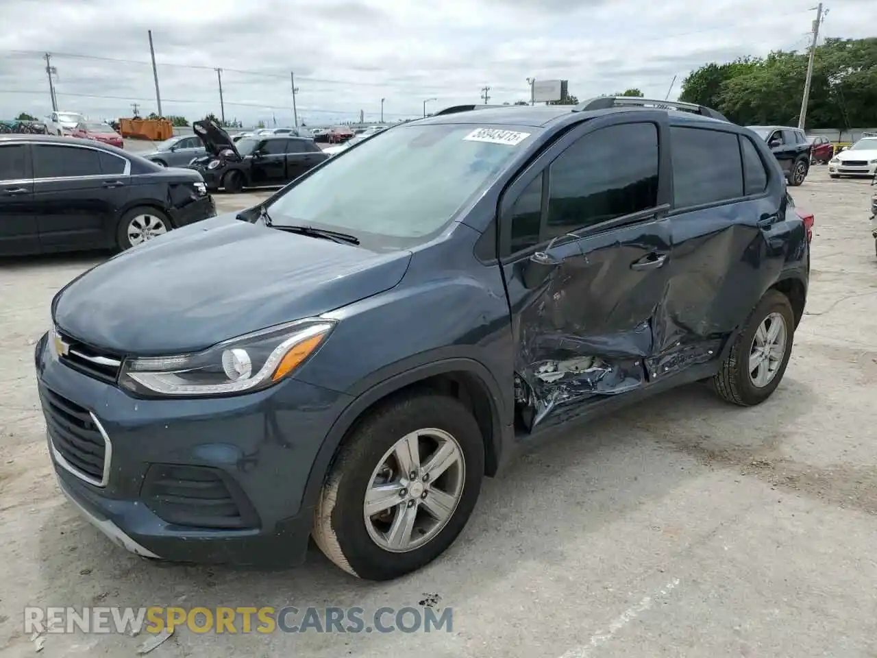 1 Фотография поврежденного автомобиля KL7CJLSM8NB559509 CHEVROLET TRAX 2022