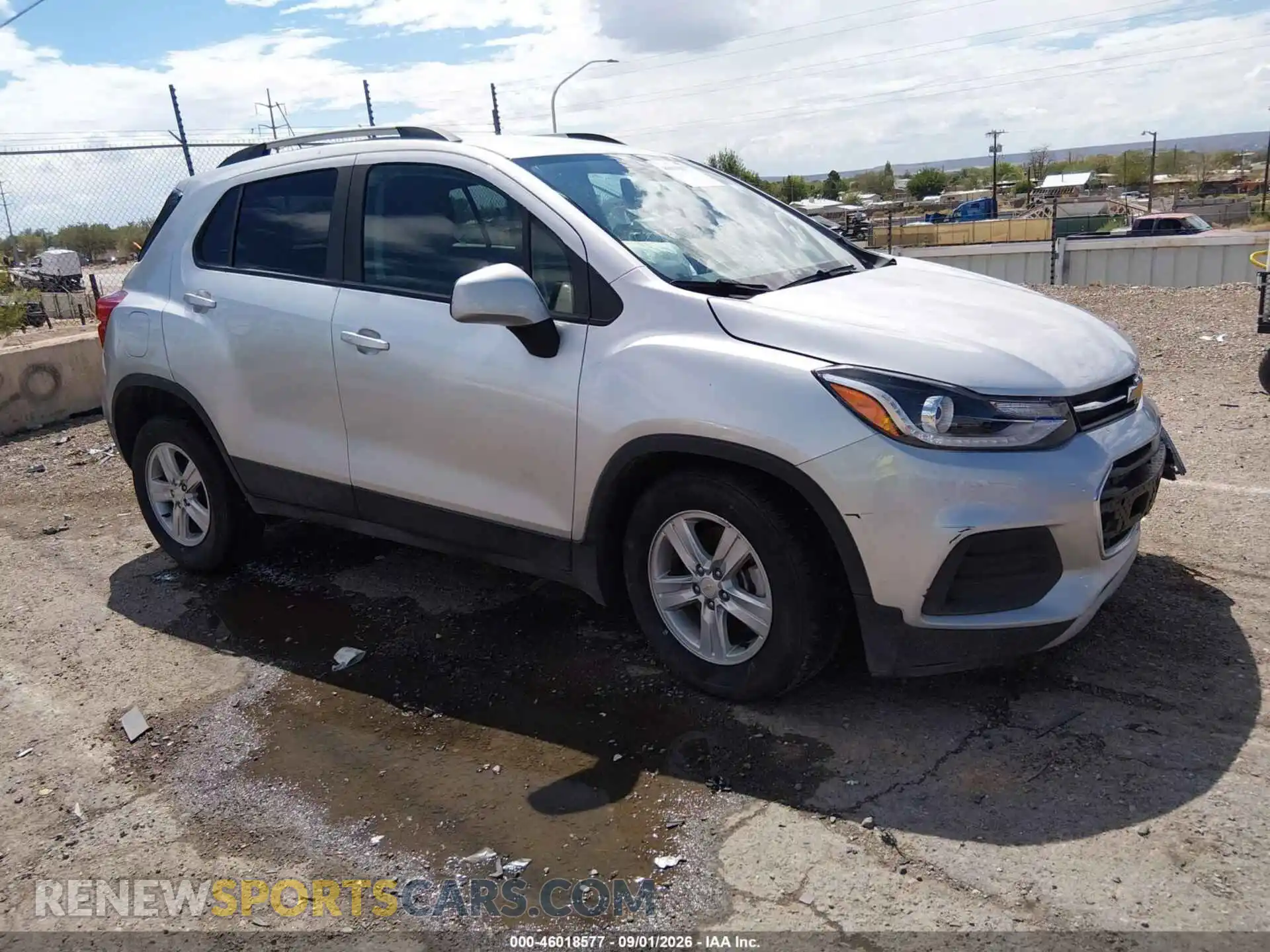 1 Photograph of a damaged car KL7CJLSM8NB565679 CHEVROLET TRAX 2022