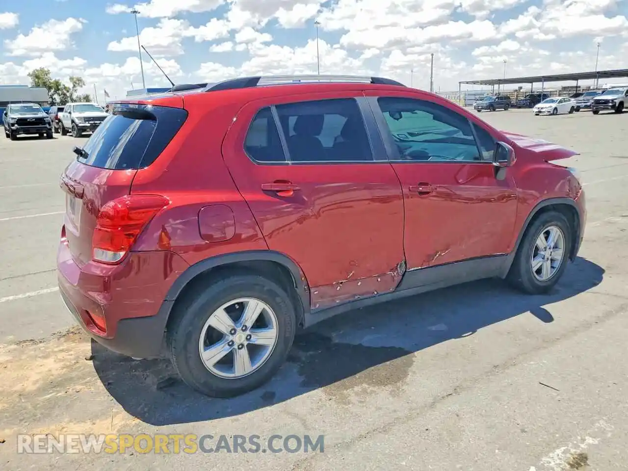 3 Фотография поврежденного автомобиля KL7CJLSM9NB524090 CHEVROLET TRAX 2022