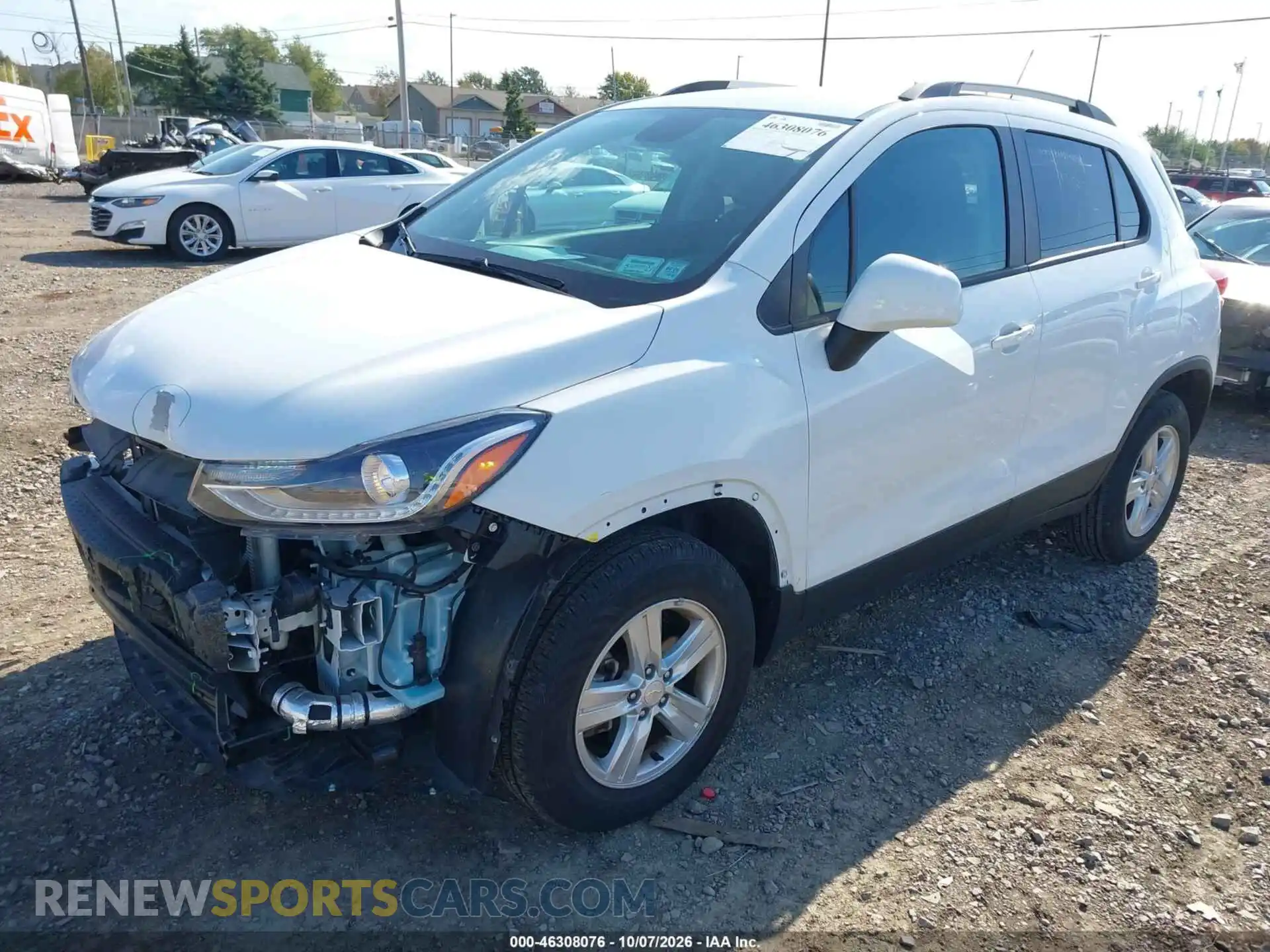 2 Photograph of a damaged car KL7CJPSM1NB507971 CHEVROLET TRAX 2022