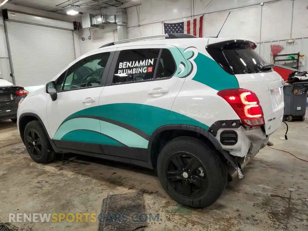 2 Photograph of a damaged car KL7CJPSM1NB564803 CHEVROLET TRAX 2022