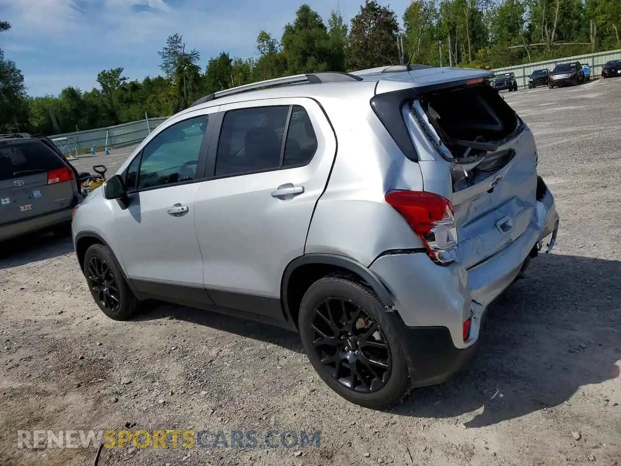 2 Фотография поврежденного автомобиля KL7CJPSM2NB562266 CHEVROLET TRAX 2022