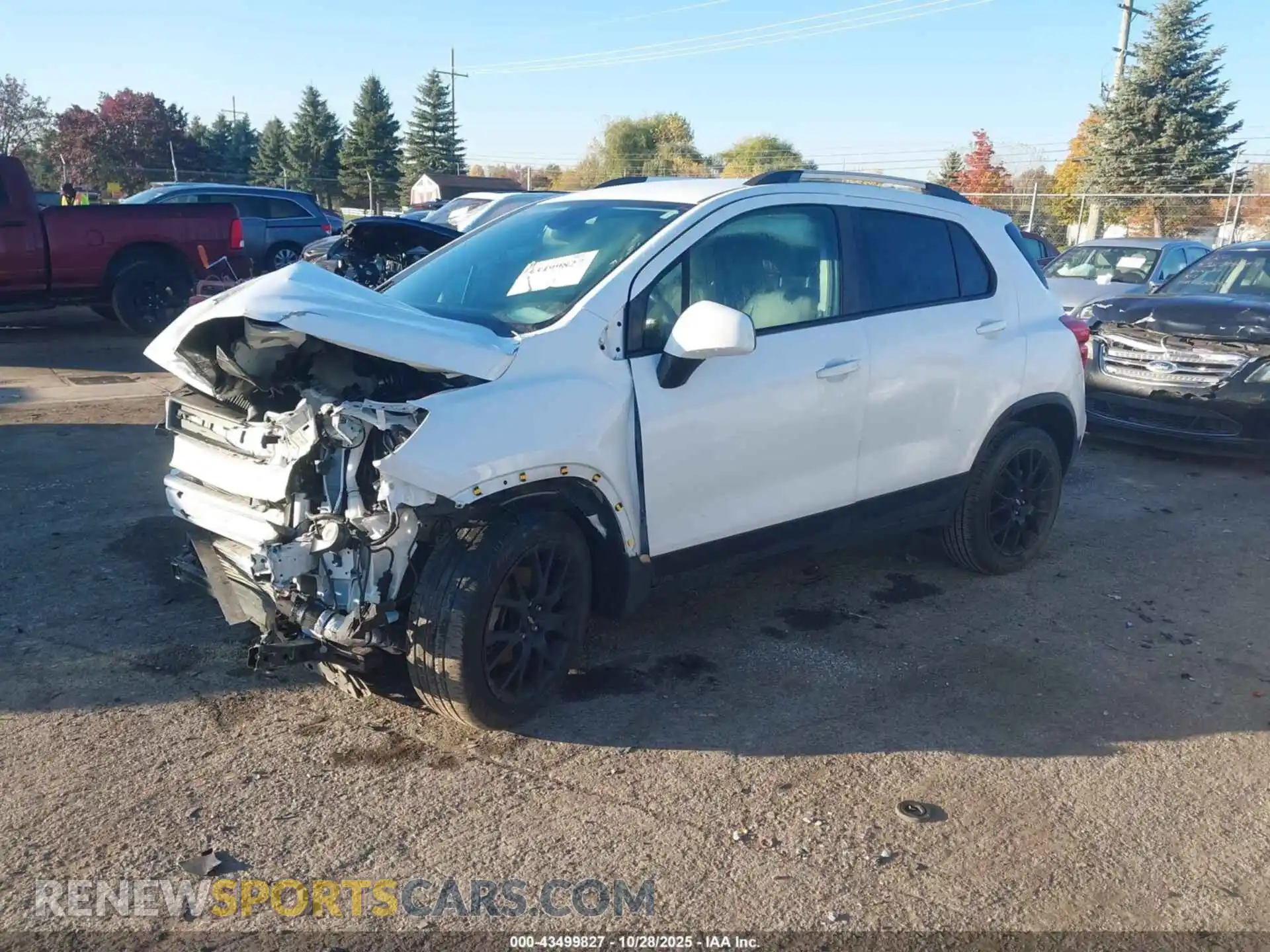 2 Photograph of a damaged car KL7CJPSM4NB525011 CHEVROLET TRAX 2022
