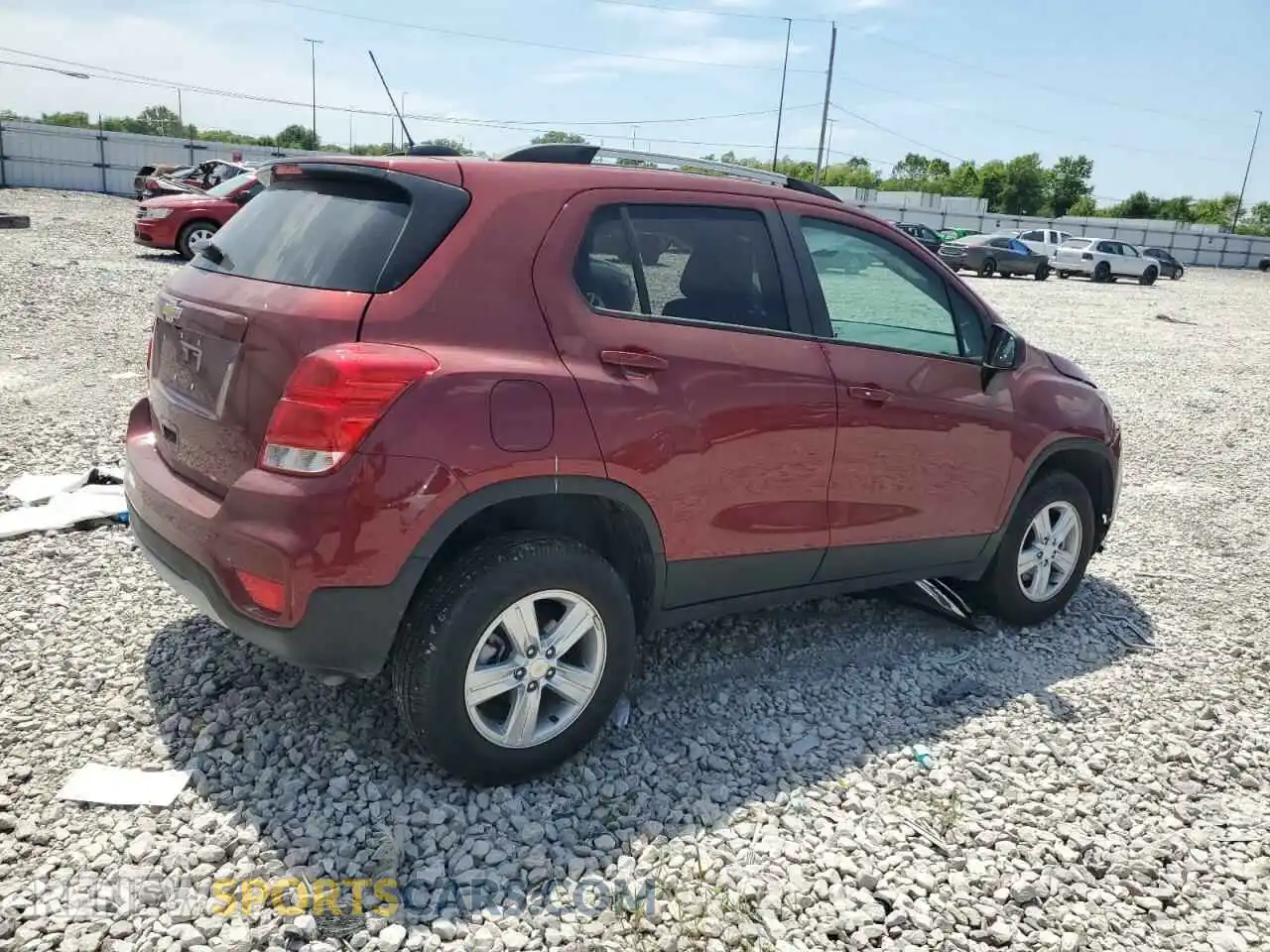 3 Photograph of a damaged car KL7CJPSM5NB528967 CHEVROLET TRAX 2022