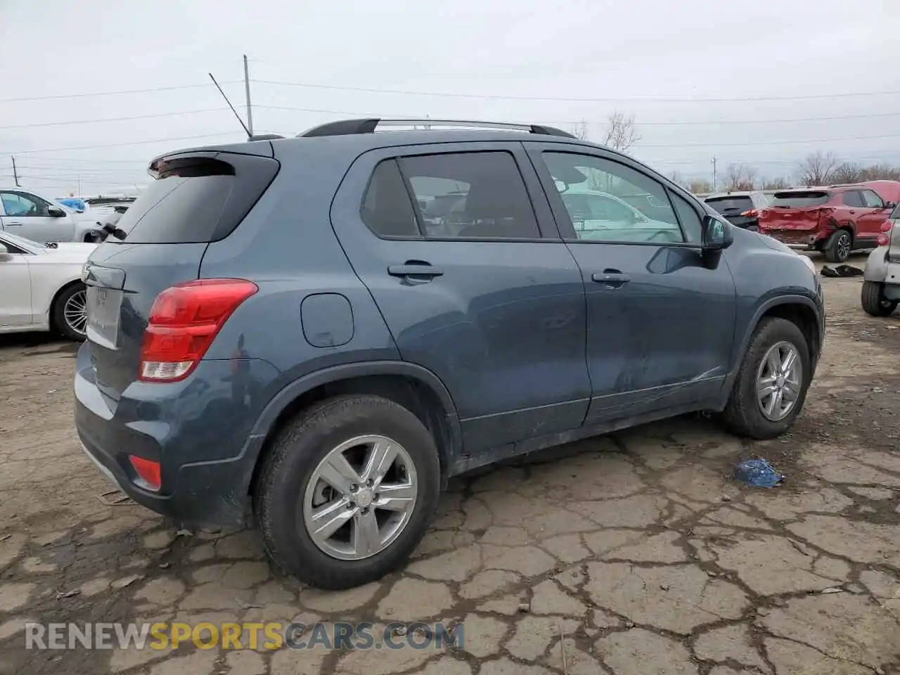 3 fotografías del automóvil dañado KL7CJPSM6NB561380 CHEVROLET TRAX 2022