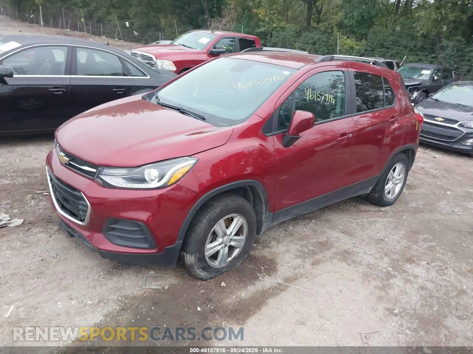 2 fotografías del automóvil dañado KL7CJPSM7NB514004 CHEVROLET TRAX 2022