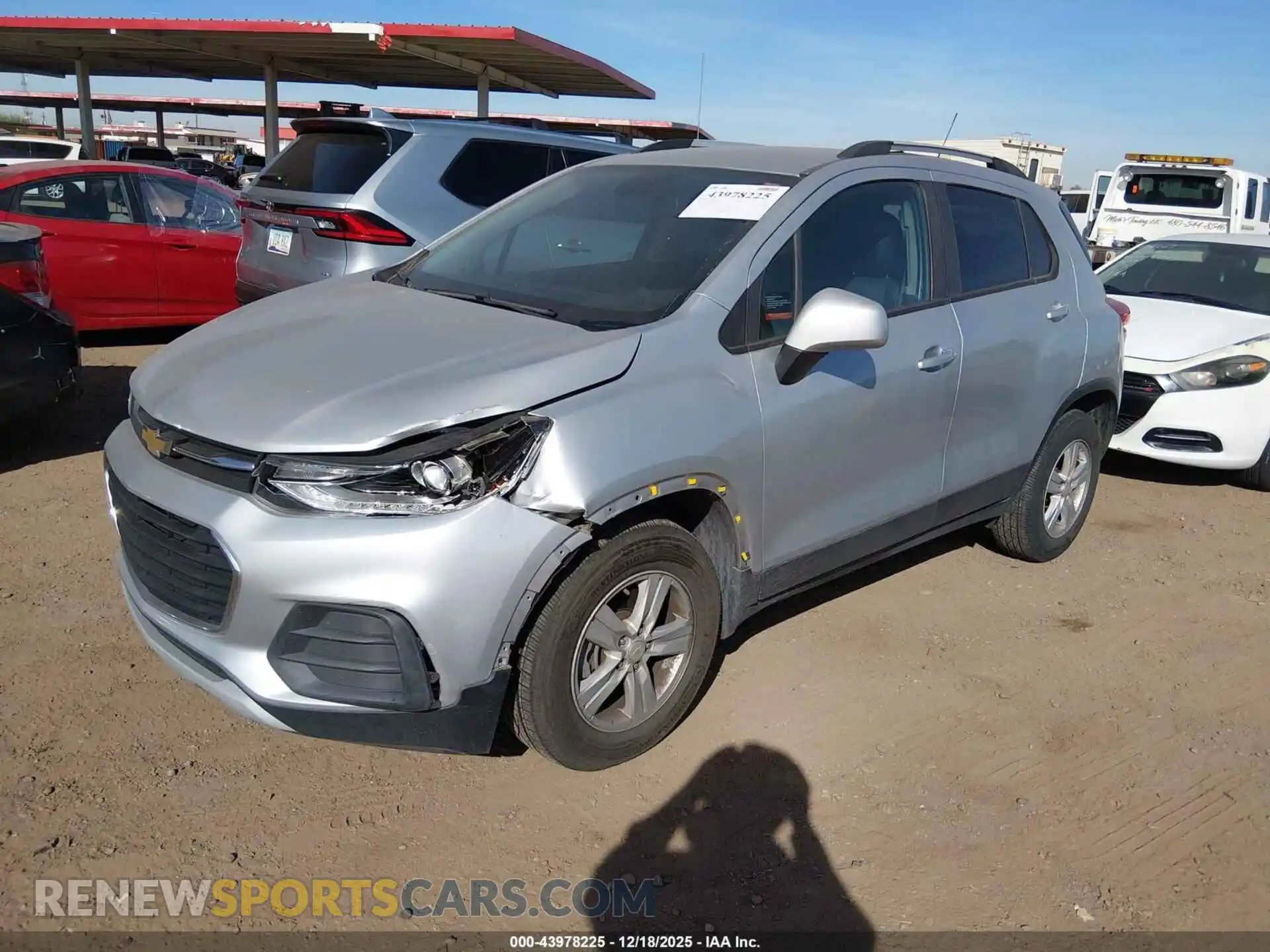 2 Фотография поврежденного автомобиля KL7CJPSM7NB520207 CHEVROLET TRAX 2022