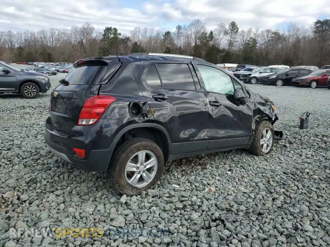 3 Photograph of a damaged car KL7CJPSM7NB560187 CHEVROLET TRAX 2022