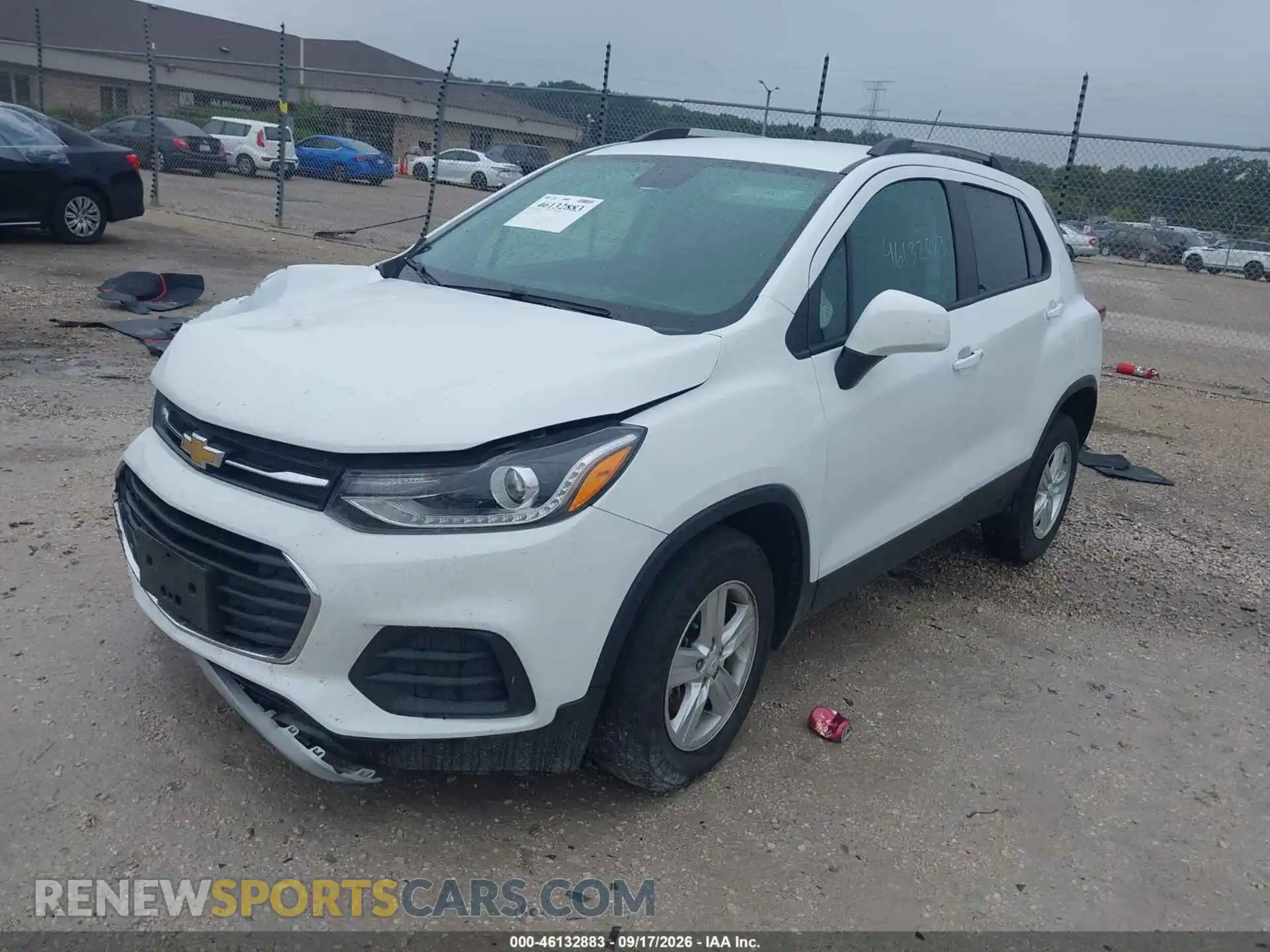 2 Photograph of a damaged car KL7CJPSM8NB543771 CHEVROLET TRAX 2022