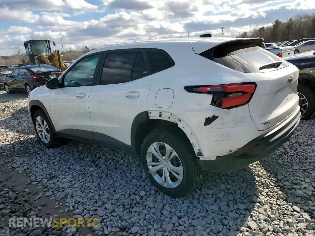 2 Photograph of a damaged car KL77LFE20RC069556 CHEVROLET TRAX 2024