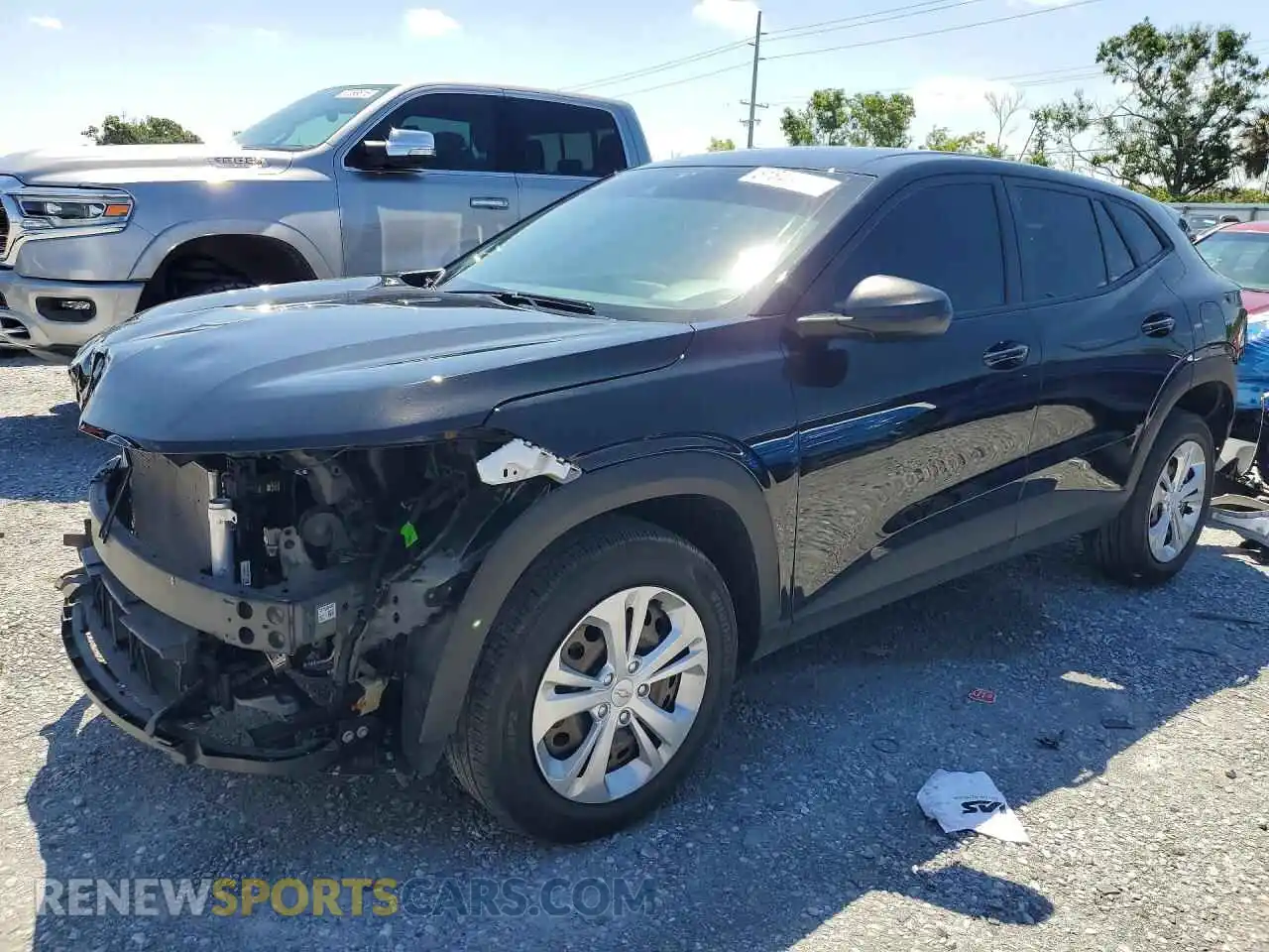 1 Photograph of a damaged car KL77LFE20RC116357 CHEVROLET TRAX 2024