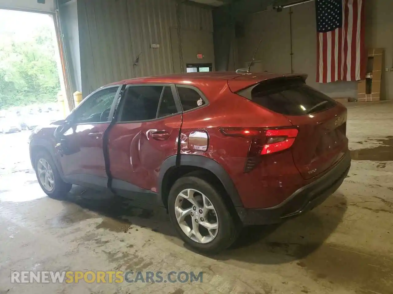 2 Photograph of a damaged car KL77LFE21RC045671 CHEVROLET TRAX 2024