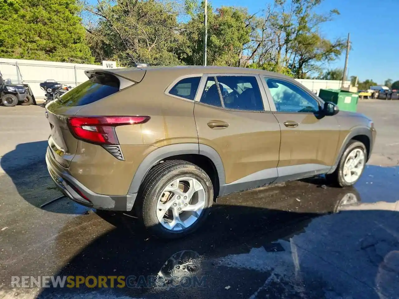 3 fotografías del automóvil dañado KL77LFE21RC074071 CHEVROLET TRAX 2024