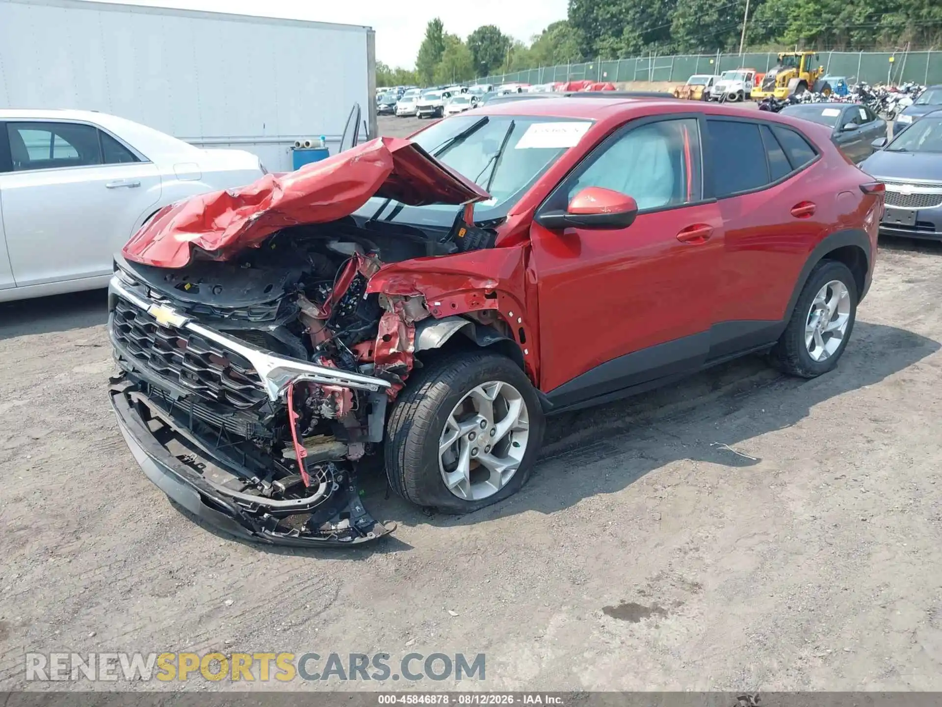 2 Фотография поврежденного автомобиля KL77LFE21RC187518 CHEVROLET TRAX 2024