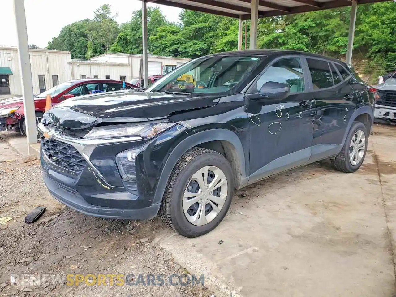 1 Photograph of a damaged car KL77LFE21RC242839 CHEVROLET TRAX 2024