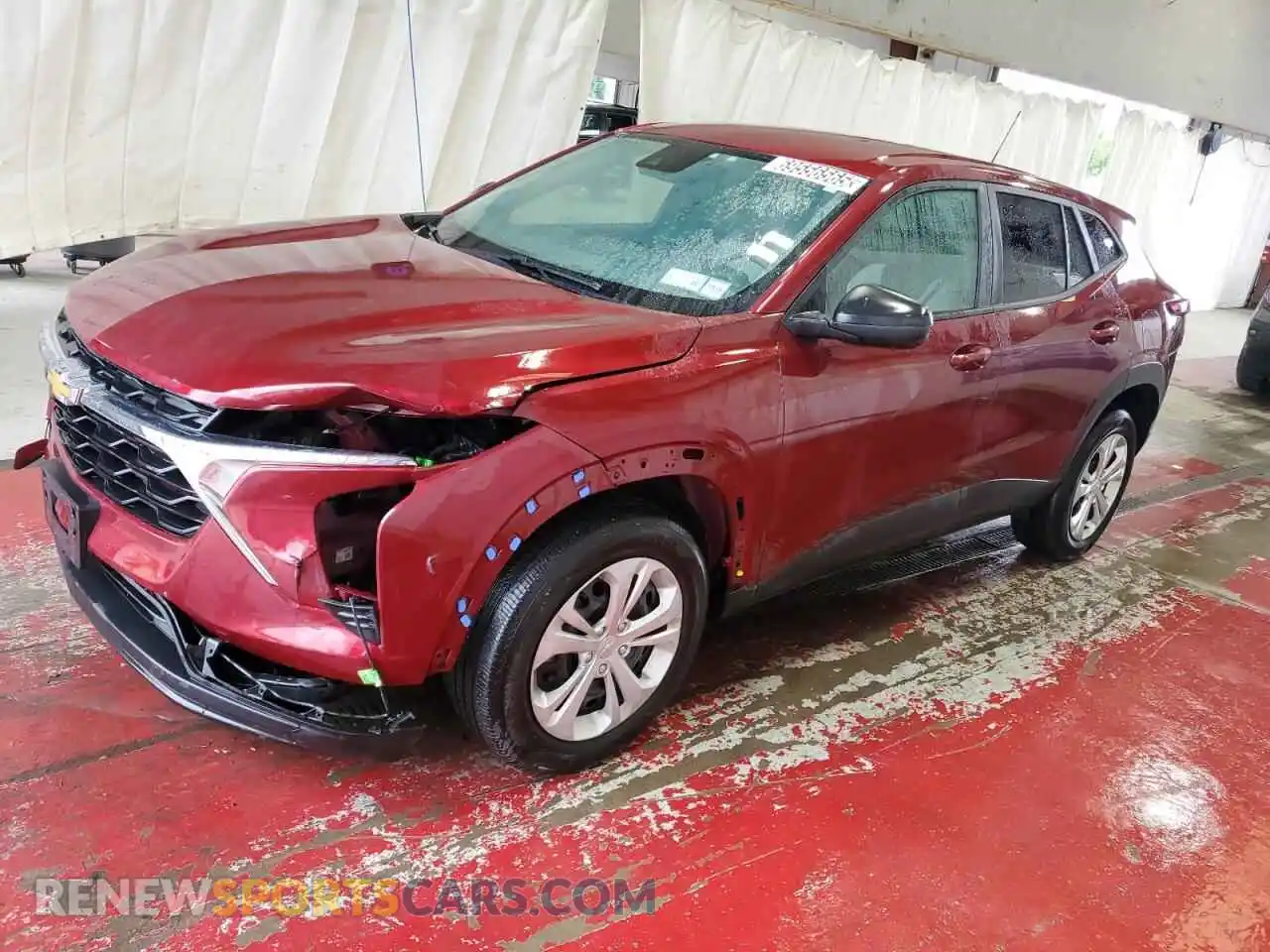 1 Photograph of a damaged car KL77LFE22RC160604 CHEVROLET TRAX 2024