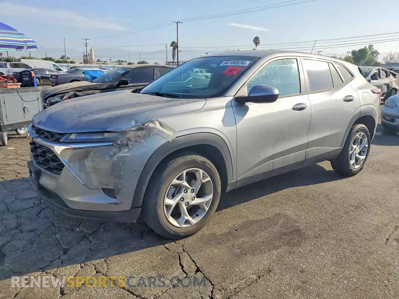 1 Photograph of a damaged car KL77LFE23RC078882 CHEVROLET TRAX 2024