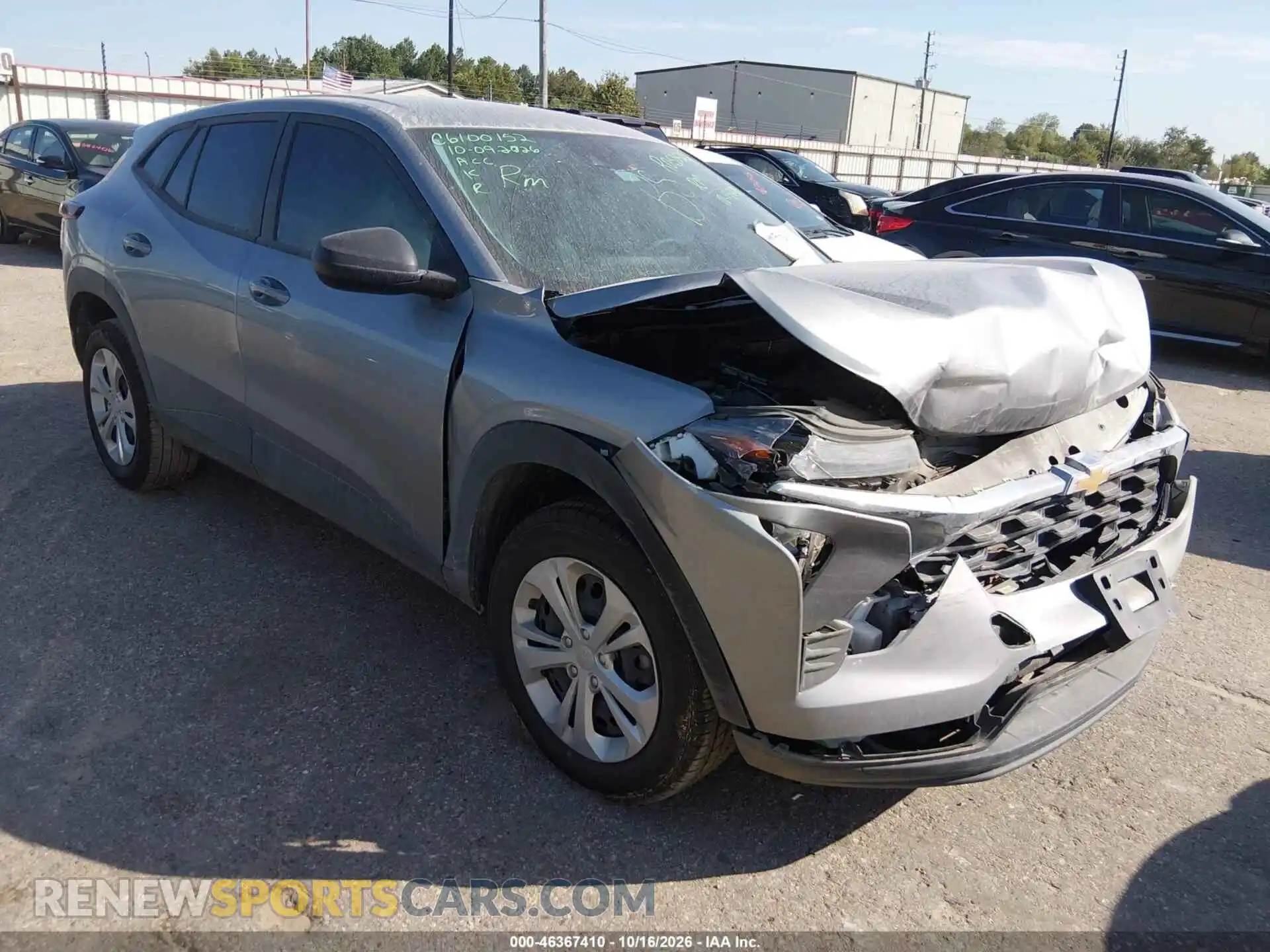 1 Photograph of a damaged car KL77LFE23RC114277 CHEVROLET TRAX 2024
