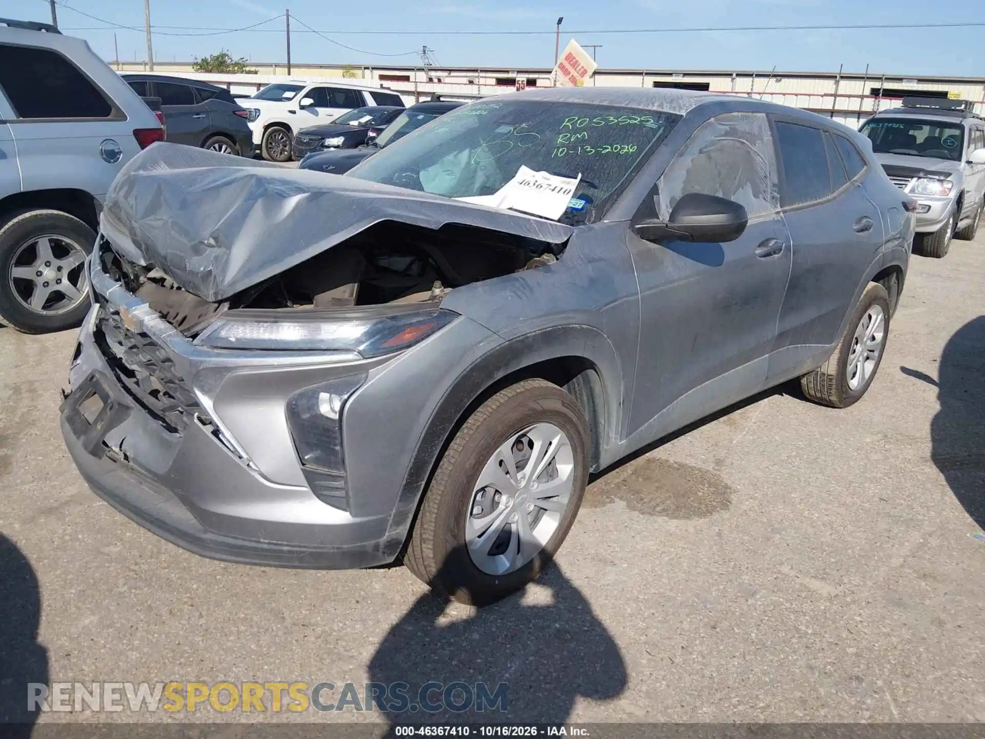 2 Photograph of a damaged car KL77LFE23RC114277 CHEVROLET TRAX 2024