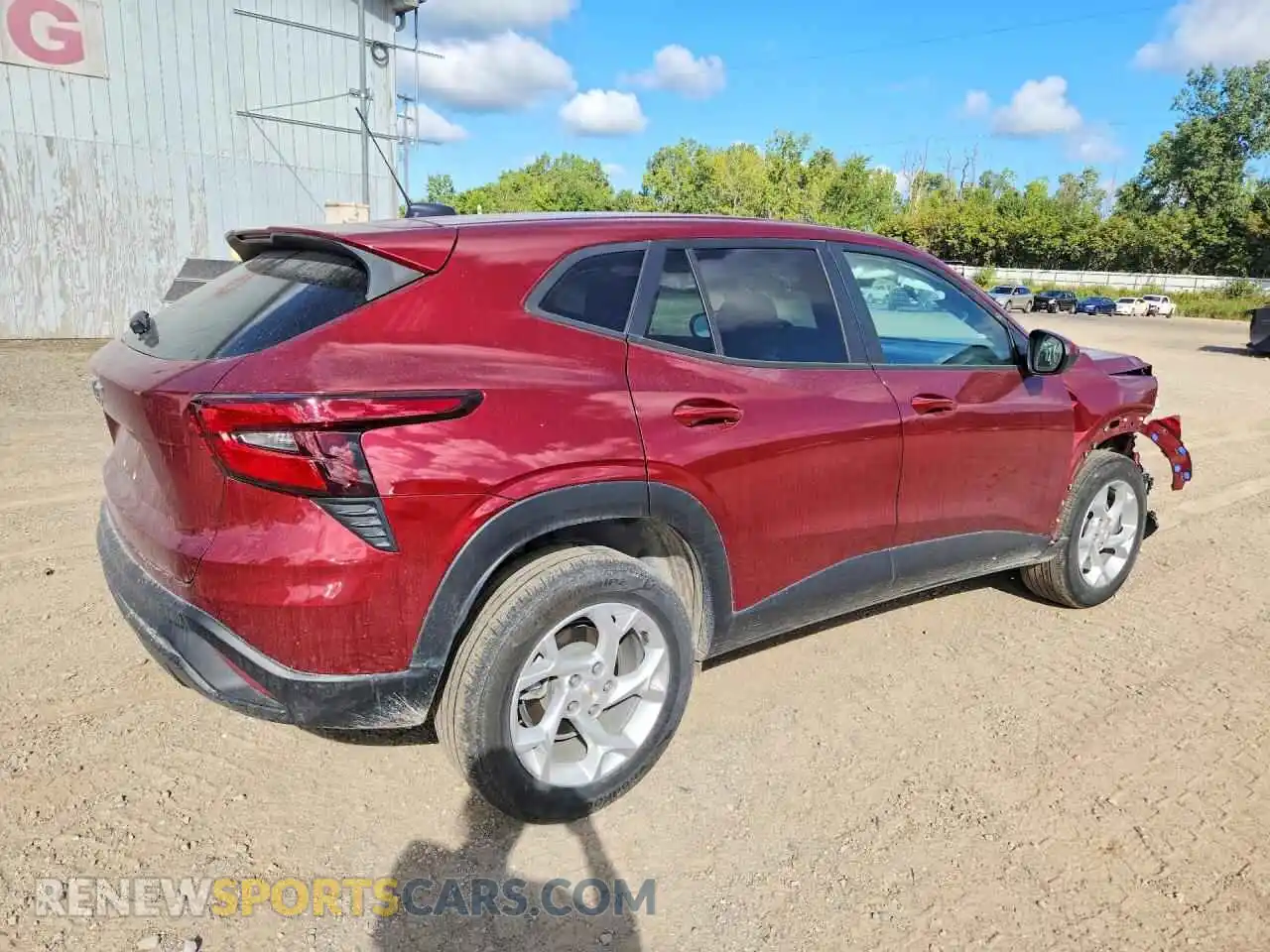 3 fotografías del automóvil dañado KL77LFE23RC122086 CHEVROLET TRAX 2024