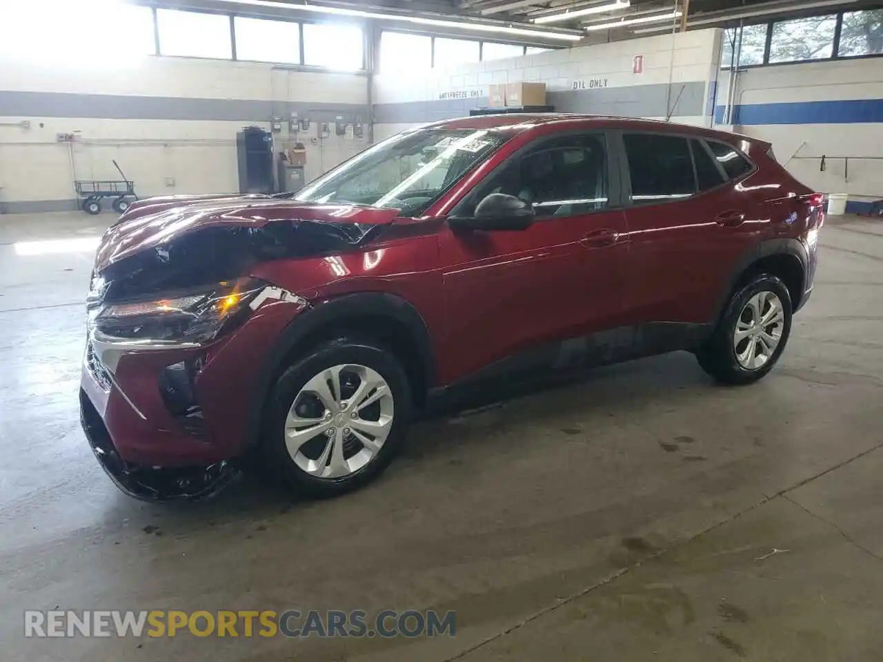 1 Photograph of a damaged car KL77LFE23RC244253 CHEVROLET TRAX 2024