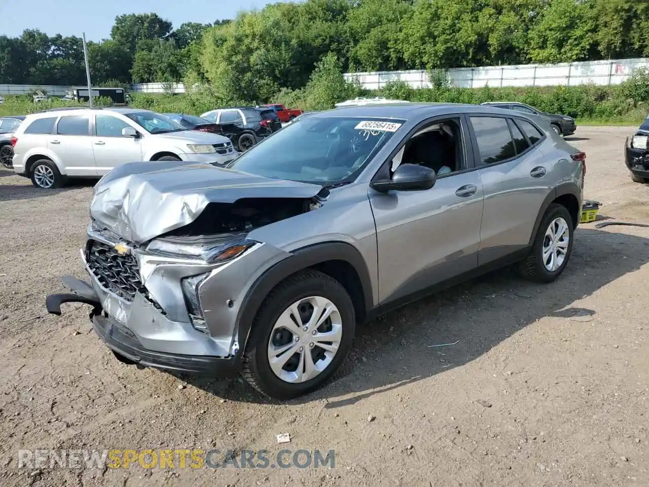 1 Photograph of a damaged car KL77LFE24RC021817 CHEVROLET TRAX 2024