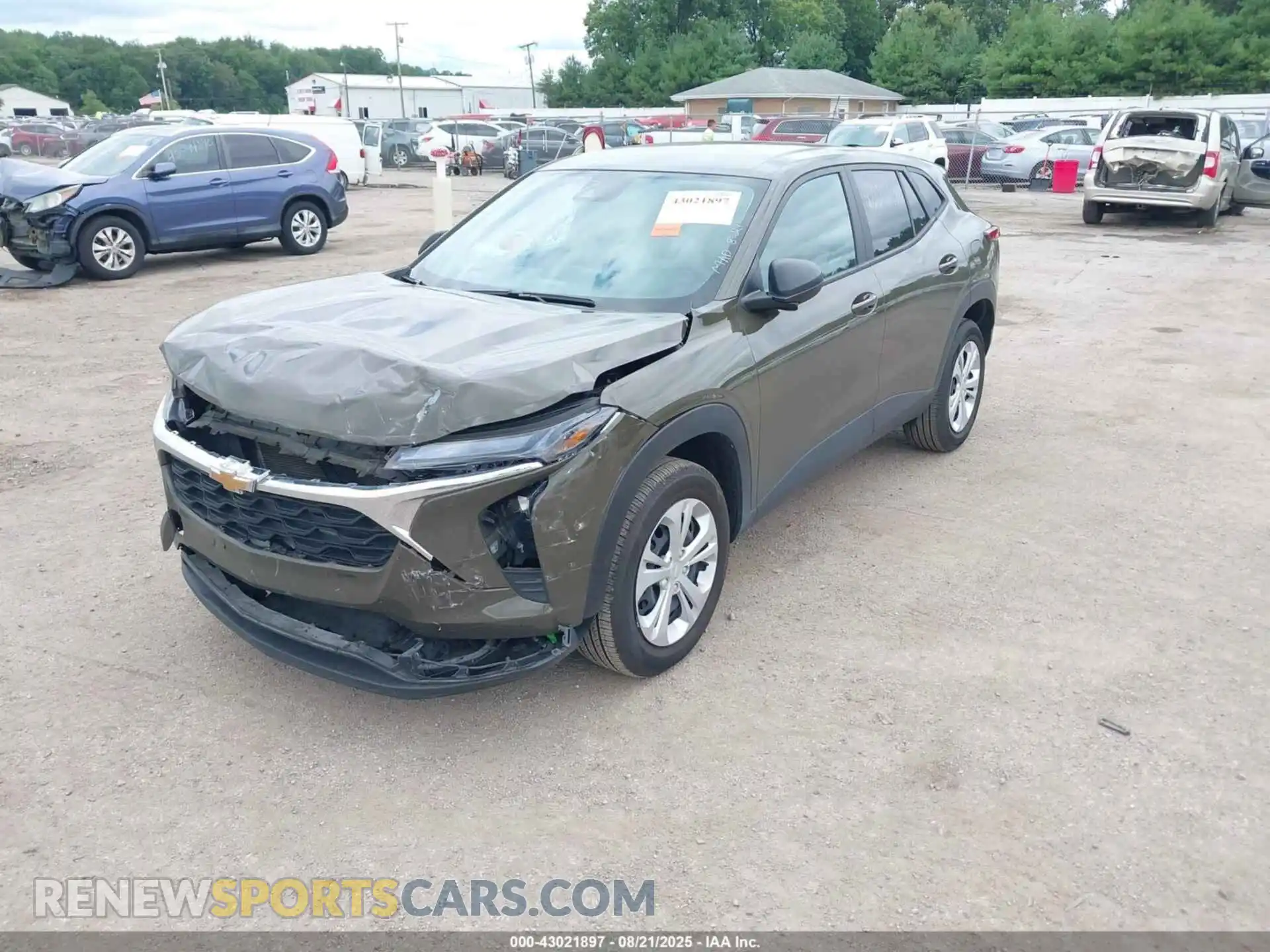 2 fotografías del automóvil dañado KL77LFE24RC103529 CHEVROLET TRAX 2024