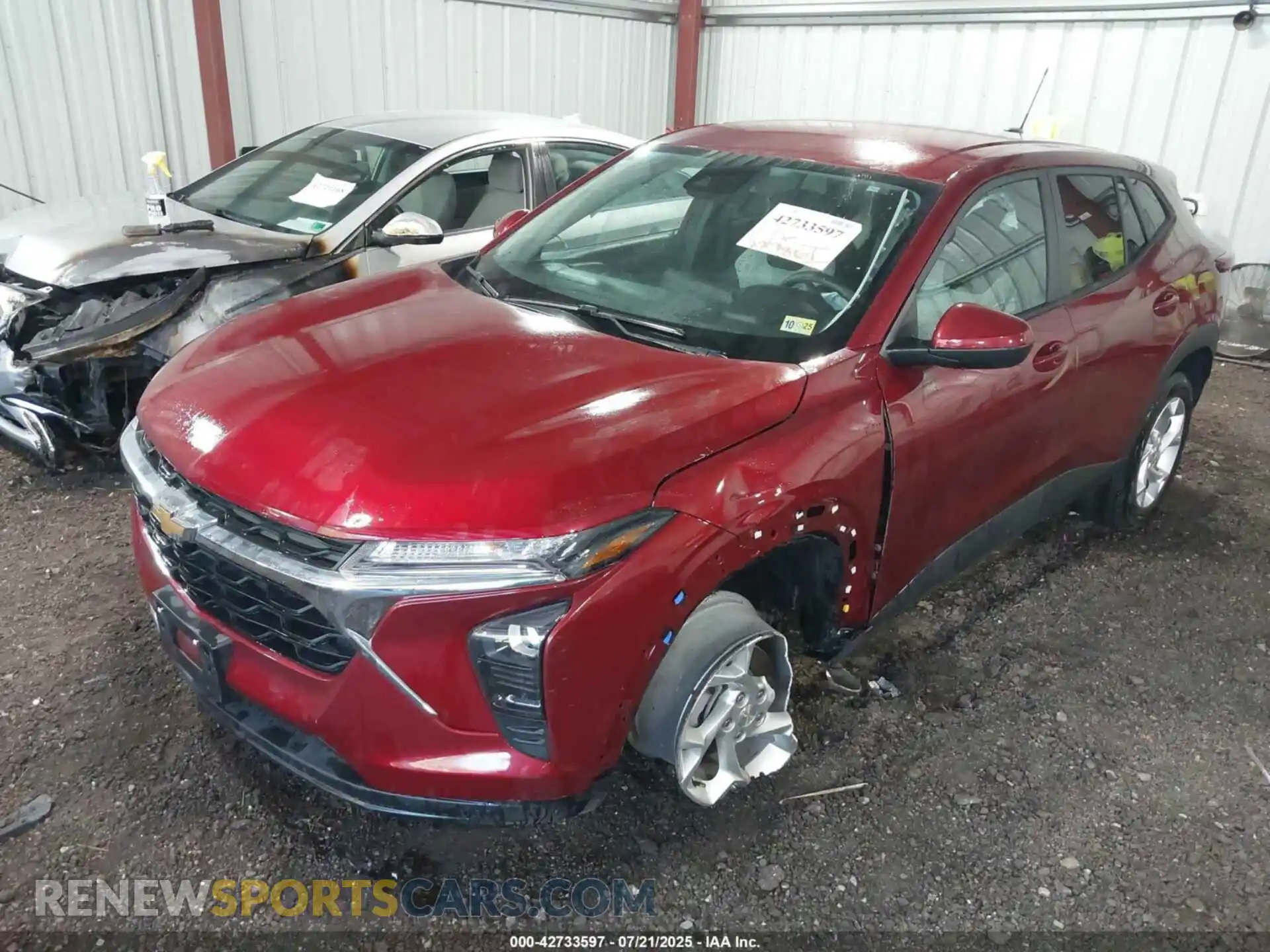 2 Photograph of a damaged car KL77LFE25RC083209 CHEVROLET TRAX 2024
