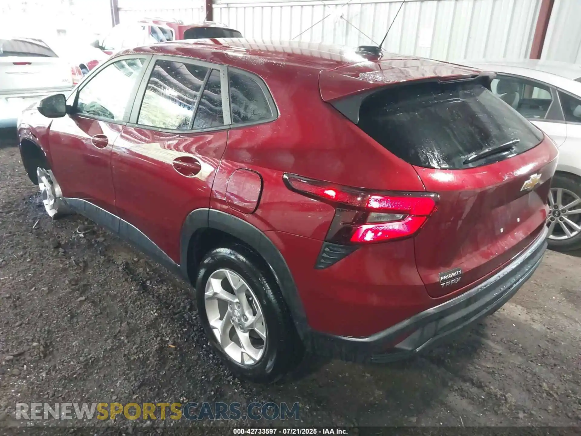 3 Photograph of a damaged car KL77LFE25RC083209 CHEVROLET TRAX 2024