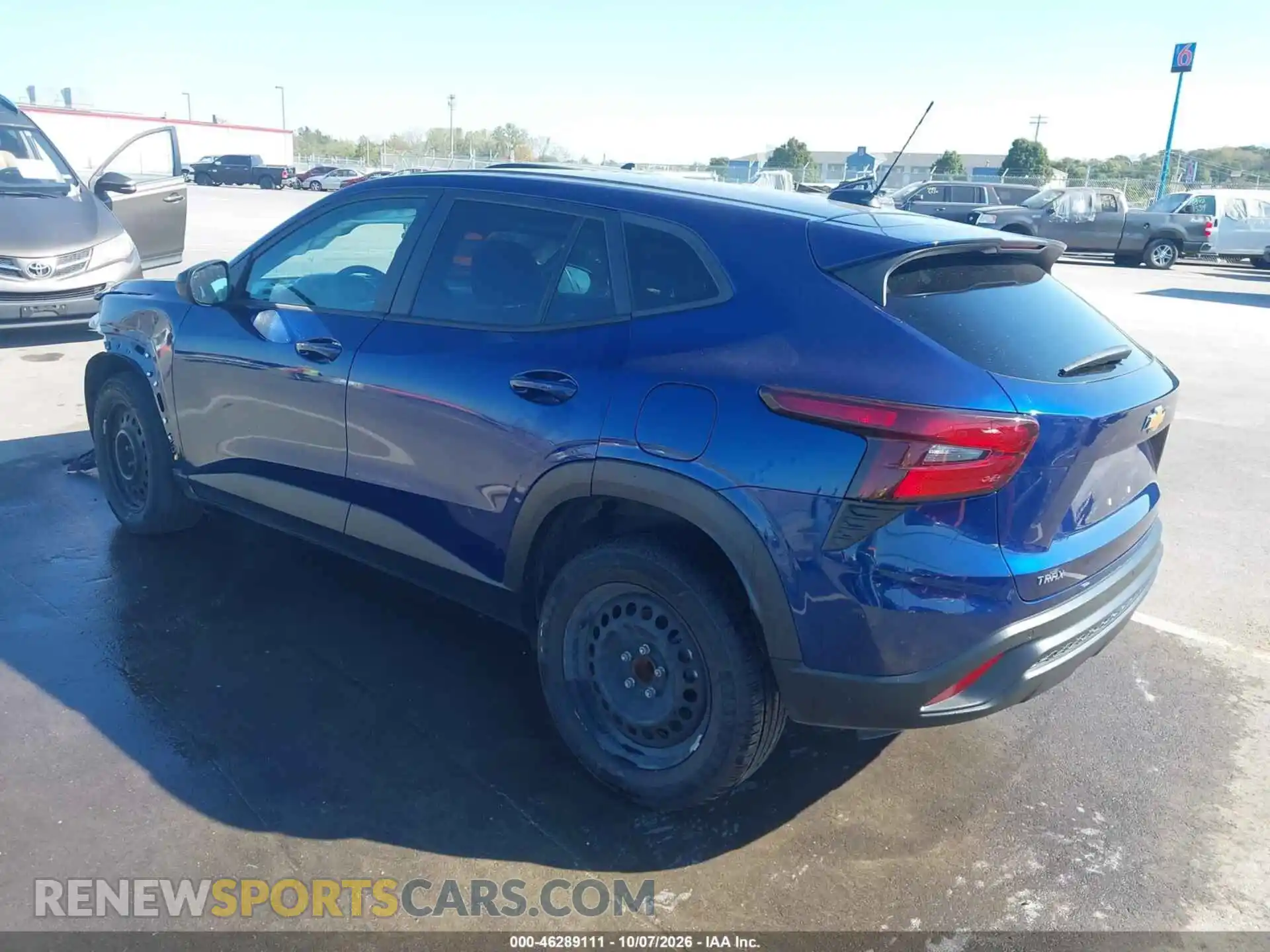 3 fotografías del automóvil dañado KL77LFE25RC215286 CHEVROLET TRAX 2024