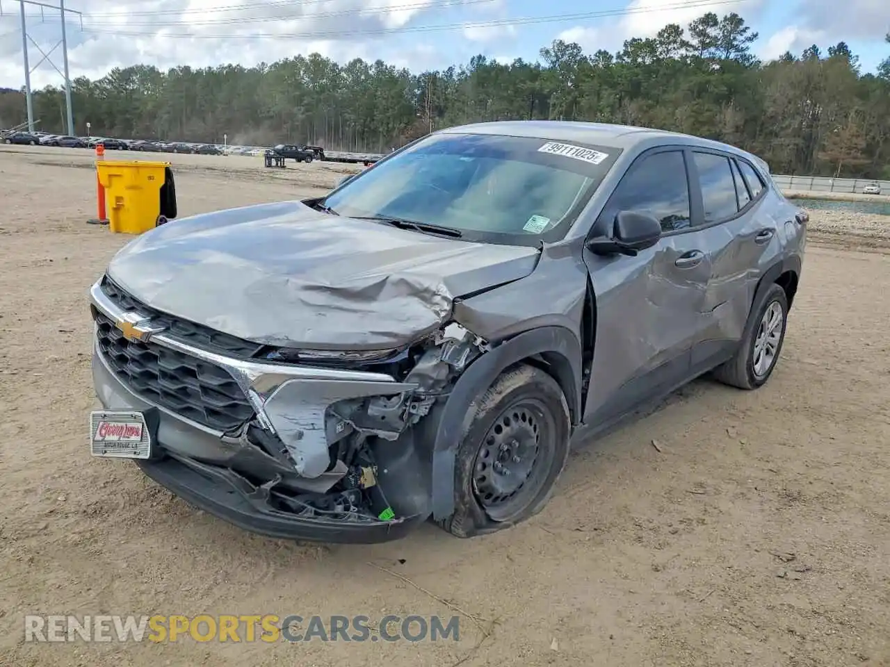 1 Photograph of a damaged car KL77LFE26RC088564 CHEVROLET TRAX 2024
