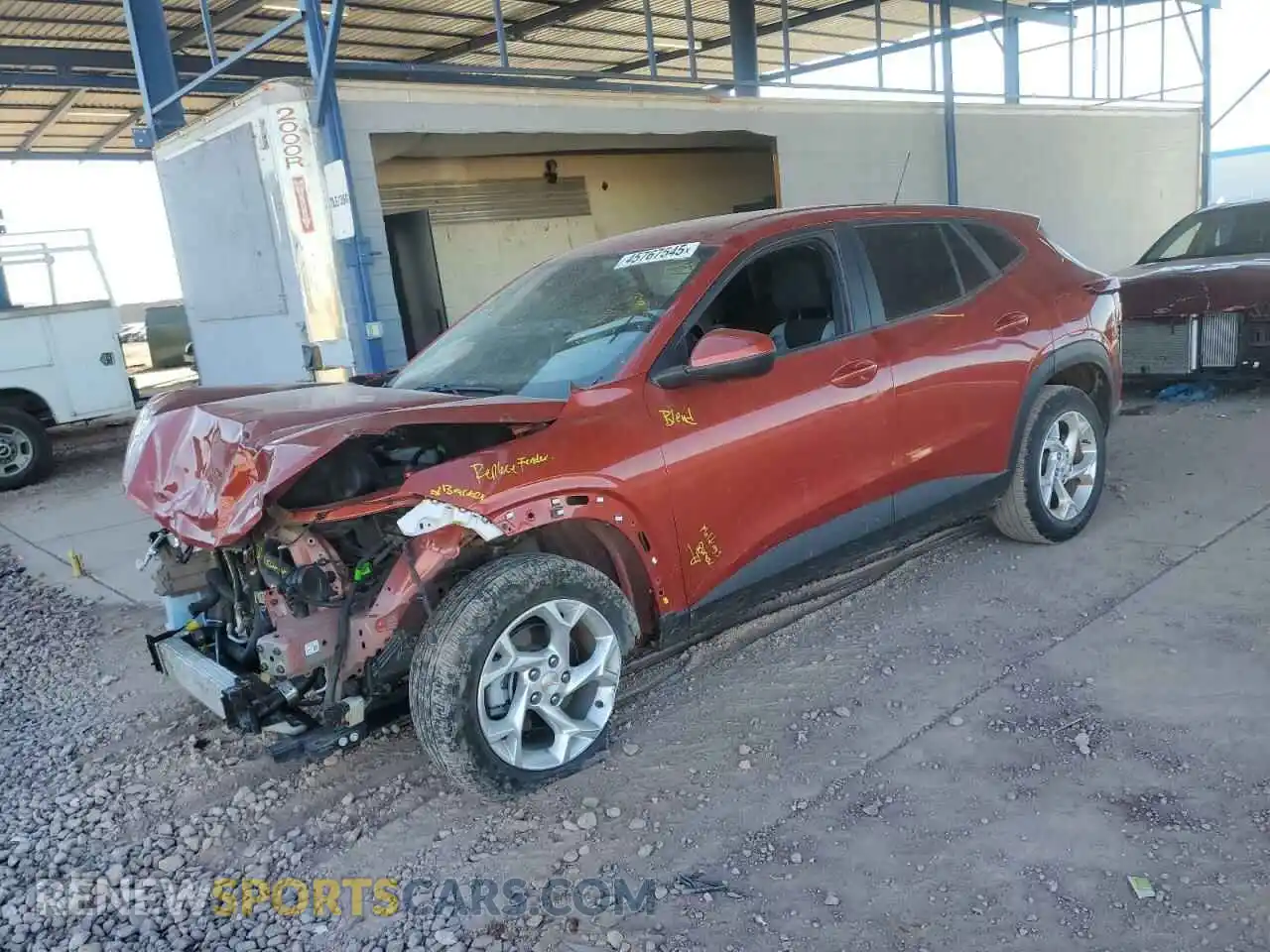 1 Photograph of a damaged car KL77LFE26RC164090 CHEVROLET TRAX 2024