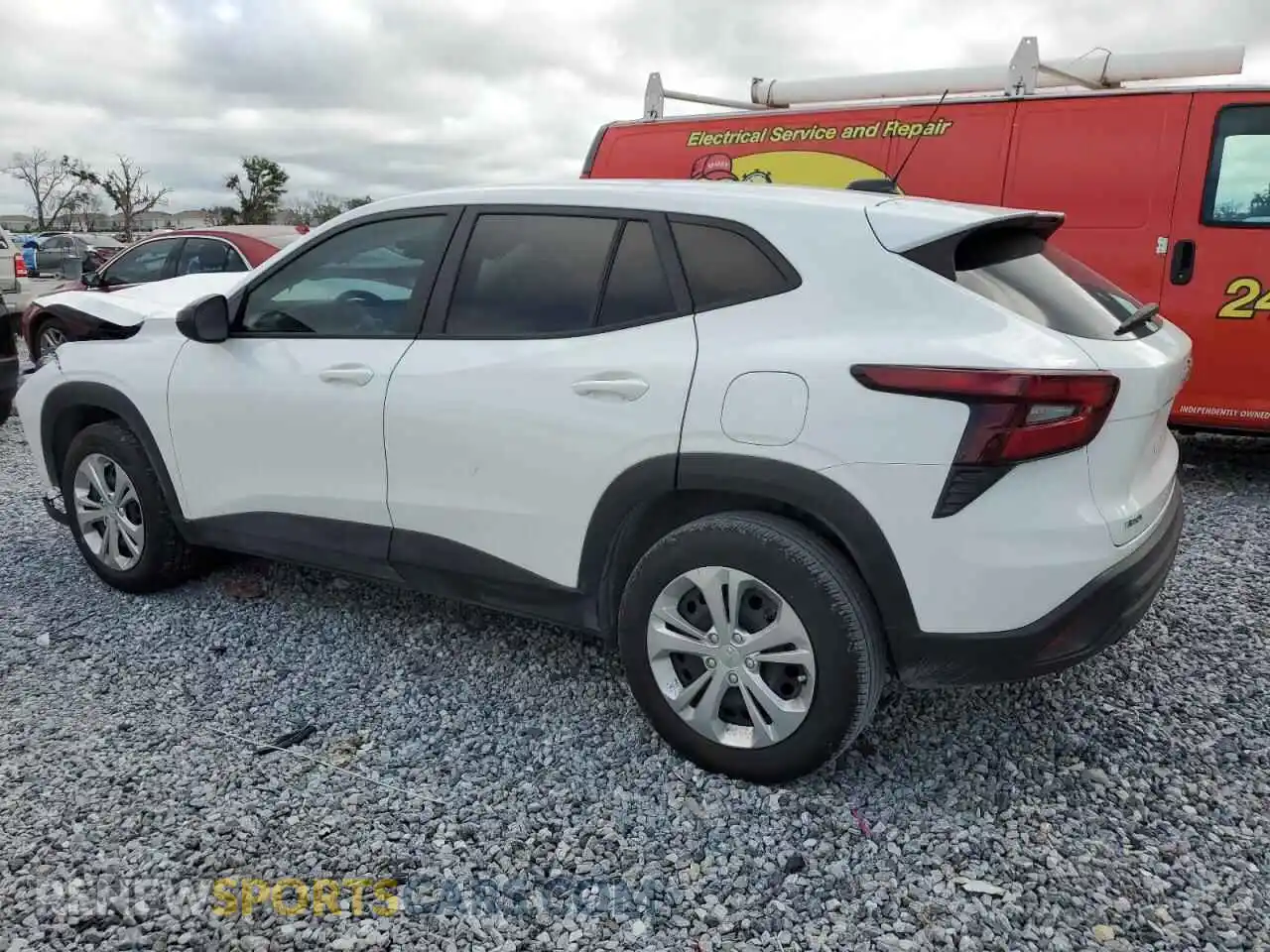 2 Photograph of a damaged car KL77LFE27RC198376 CHEVROLET TRAX 2024