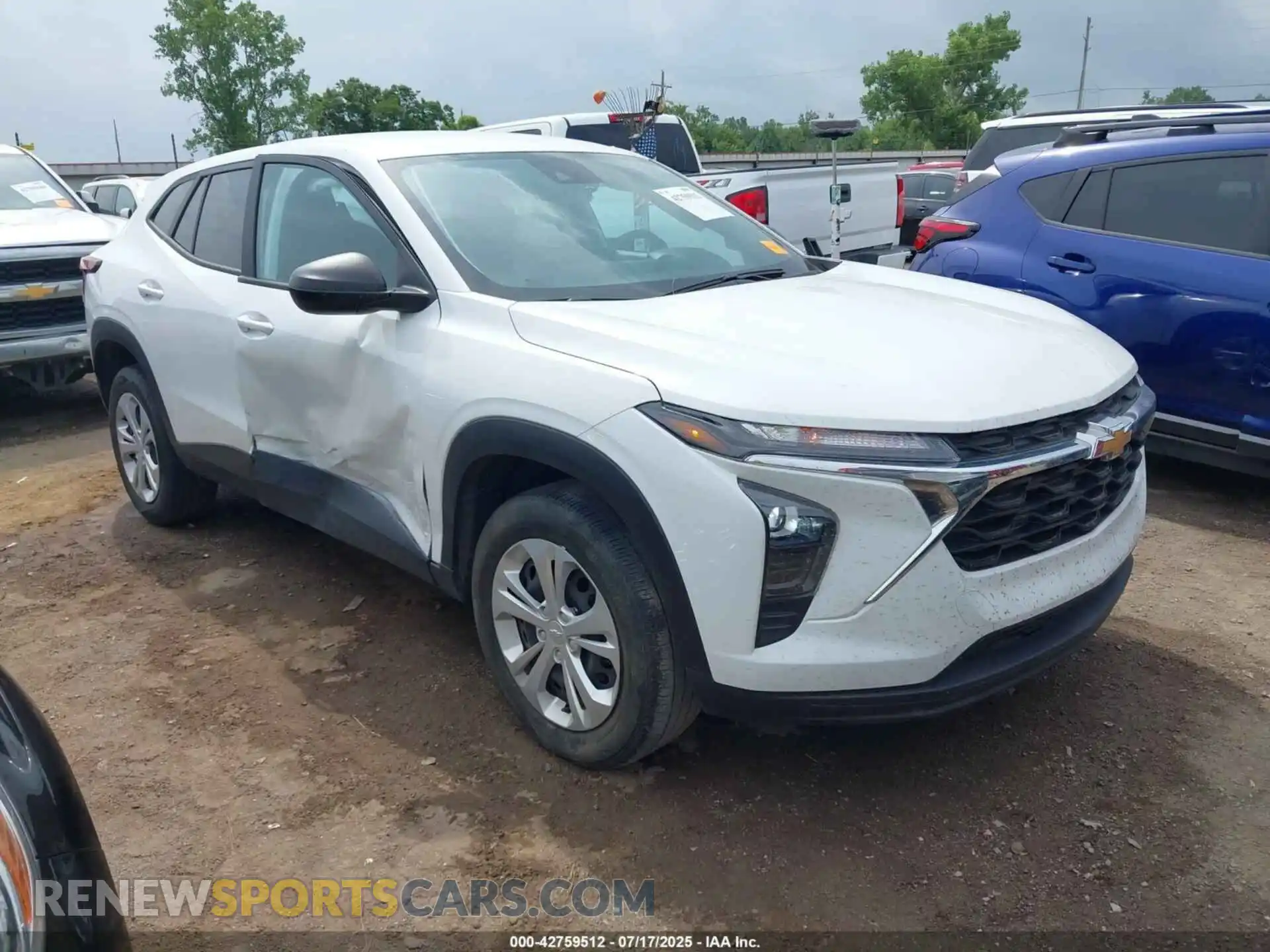 1 Photograph of a damaged car KL77LFE28RC070874 CHEVROLET TRAX 2024