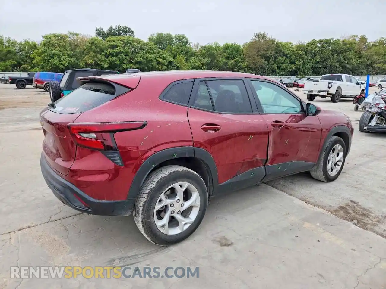 3 Photograph of a damaged car KL77LFE29RC001899 CHEVROLET TRAX 2024