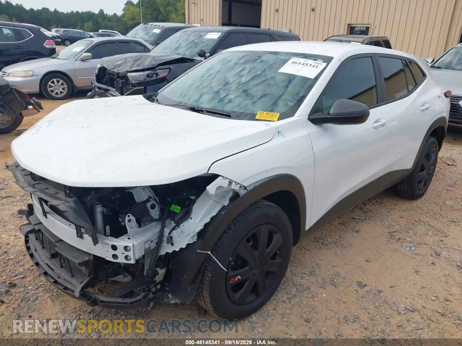 2 Фотография поврежденного автомобиля KL77LFE29RC098313 CHEVROLET TRAX 2024