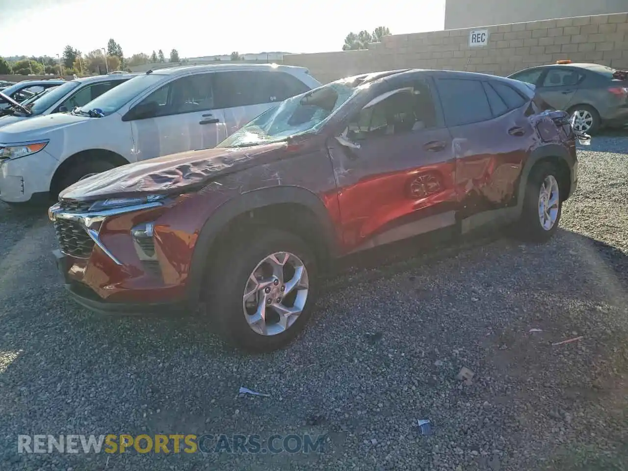 1 Photograph of a damaged car KL77LFE29RC161586 CHEVROLET TRAX 2024