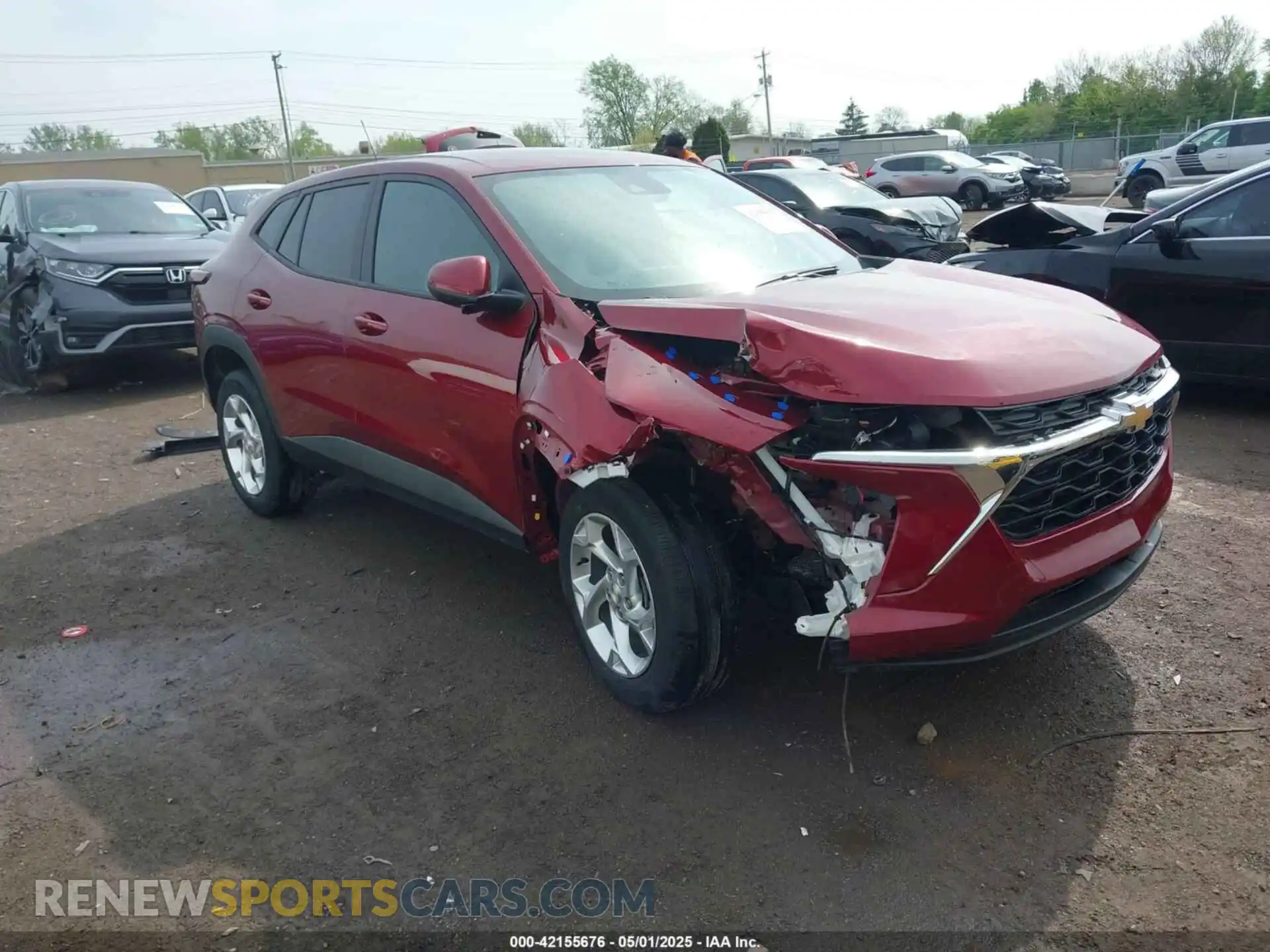 1 Photograph of a damaged car KL77LFE2XRC011826 CHEVROLET TRAX 2024