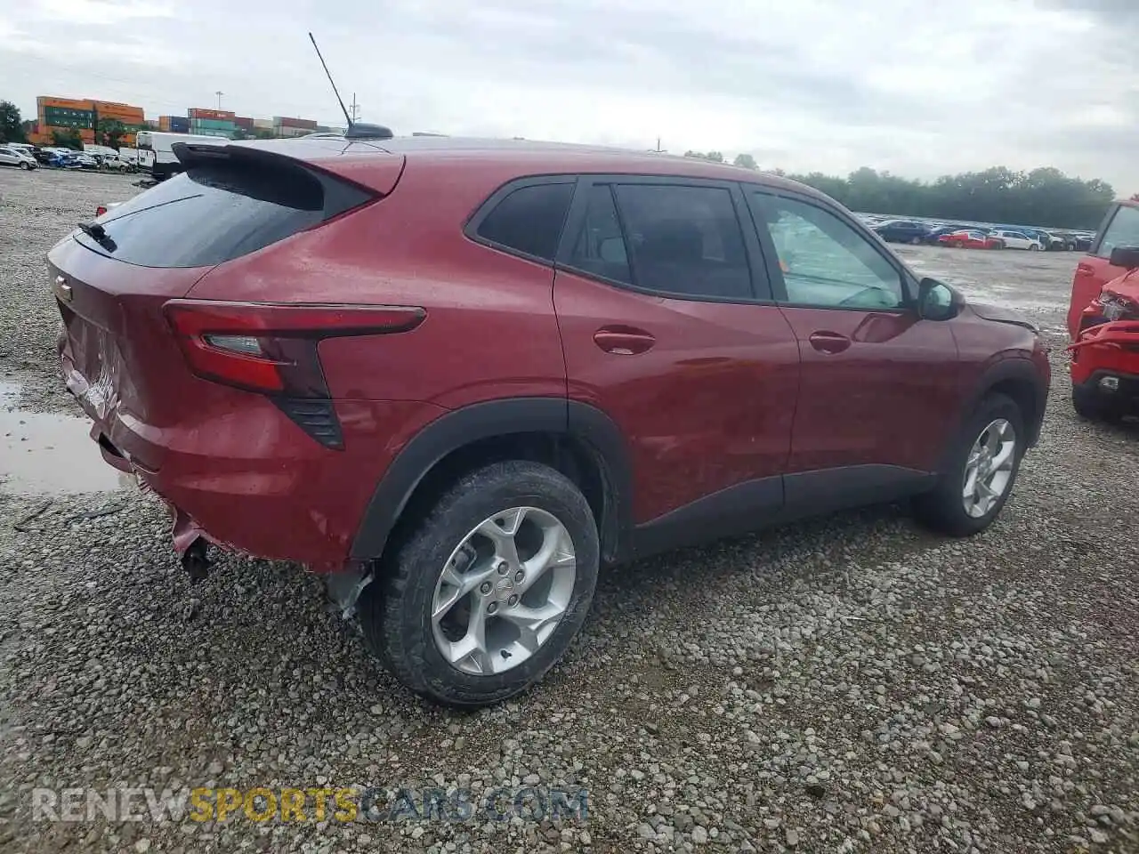 3 fotografías del automóvil dañado KL77LFE2XRC184682 CHEVROLET TRAX 2024